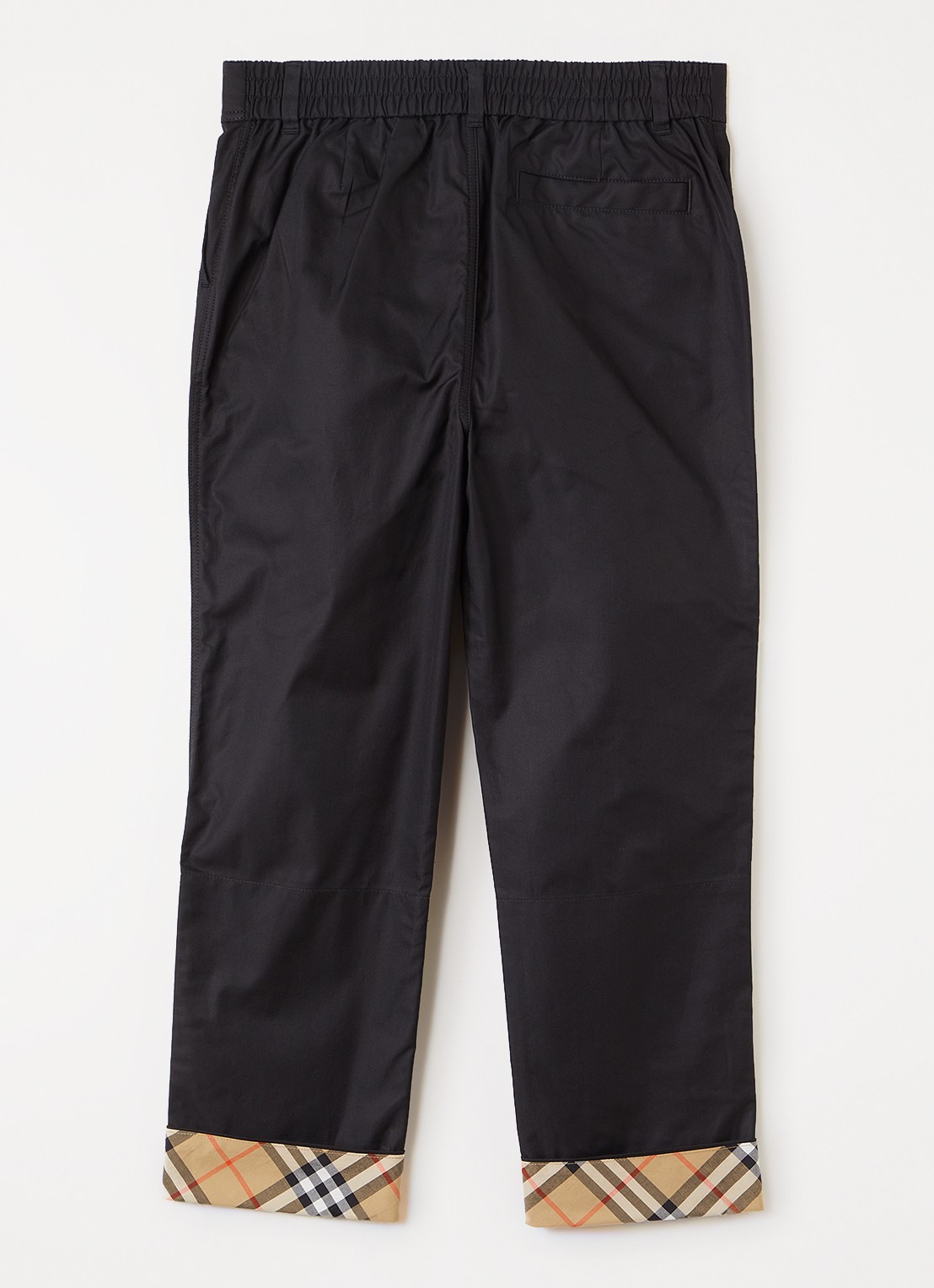 Burberry Sheldon loose fit pantalon - voorkant 3 zwart