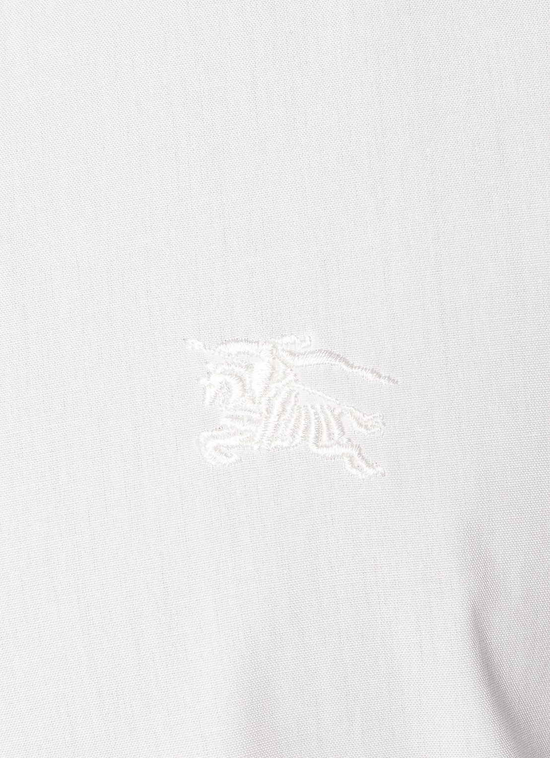 Burberry Sherfield slim fit overhemd met stretch  - detail 2 wit