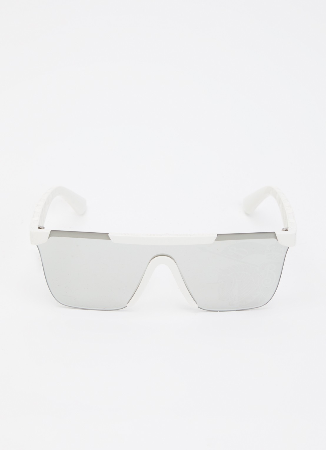 Burberry Shield zonnebril BE4480D - detail gebroken wit