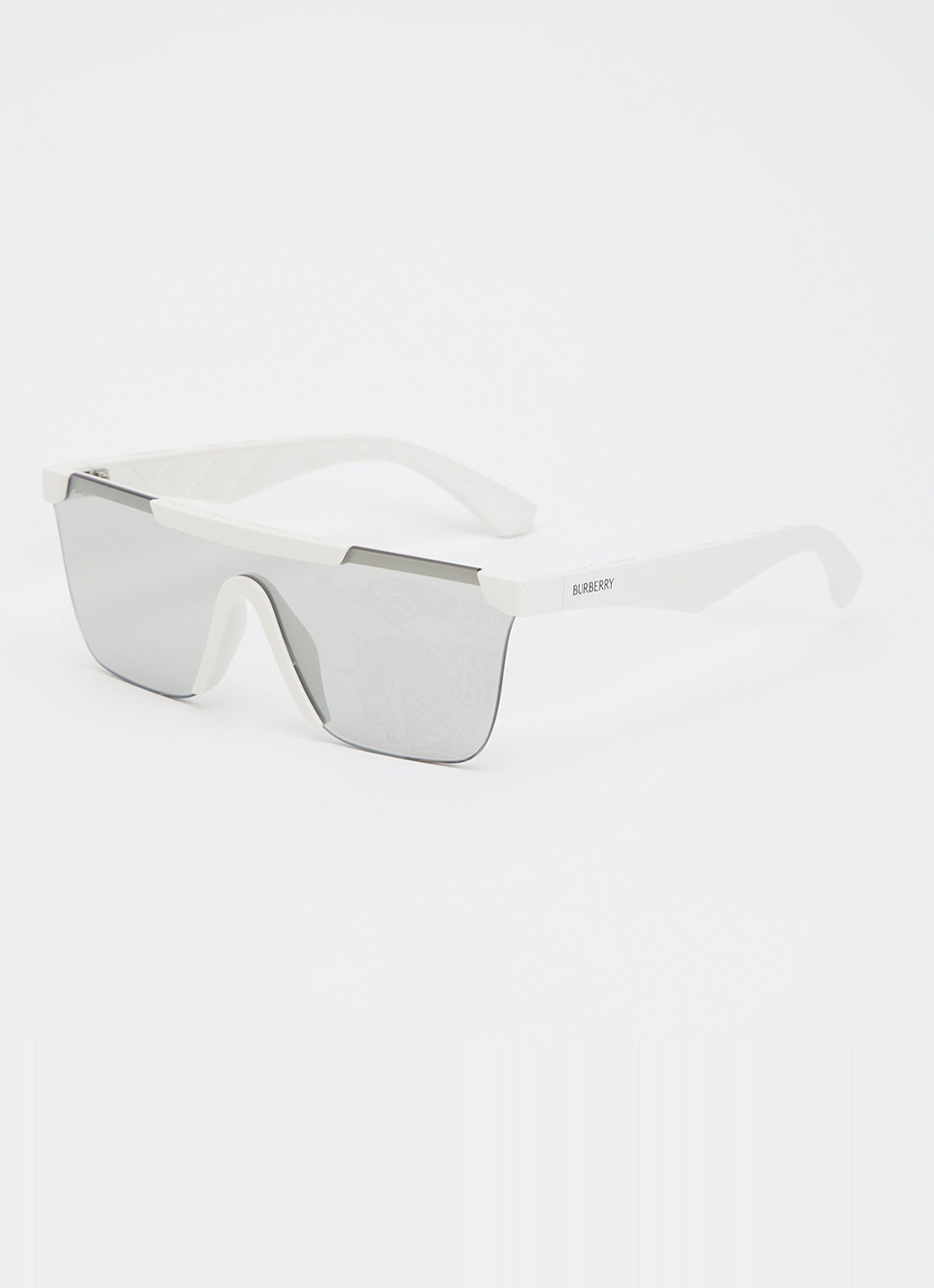 Burberry Shield zonnebril BE4480D - voorkant 4 gebroken wit