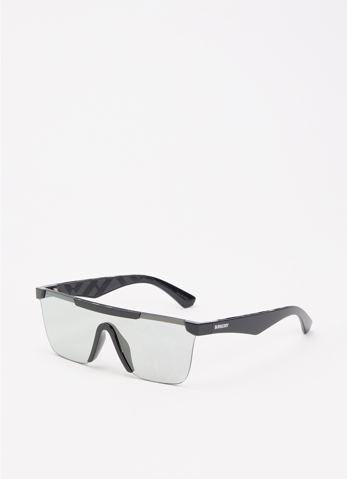 Burberry Shield zonnebril BE4480D - voorkant zwart