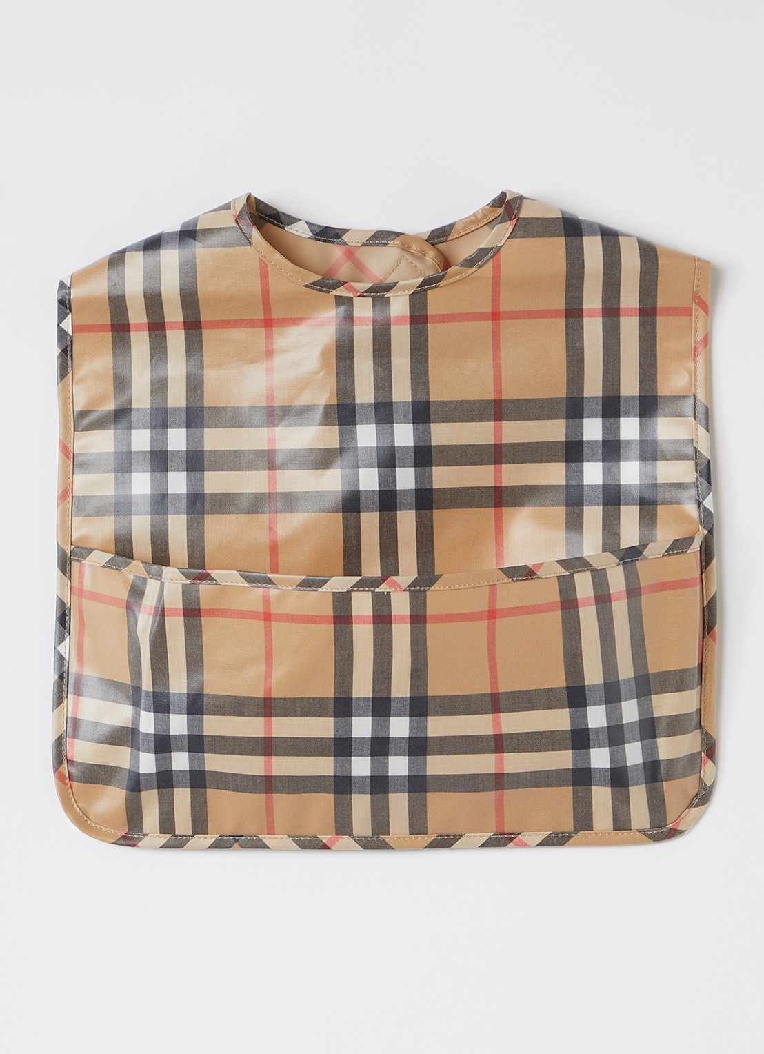 Burberry Slab met ruitdessin - voorkant camel