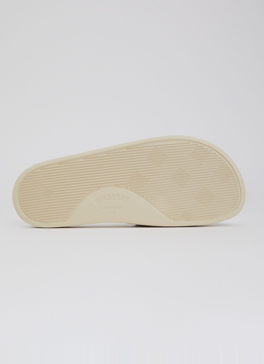 Burberry Slipper met geruit dessin - detail 5 beige