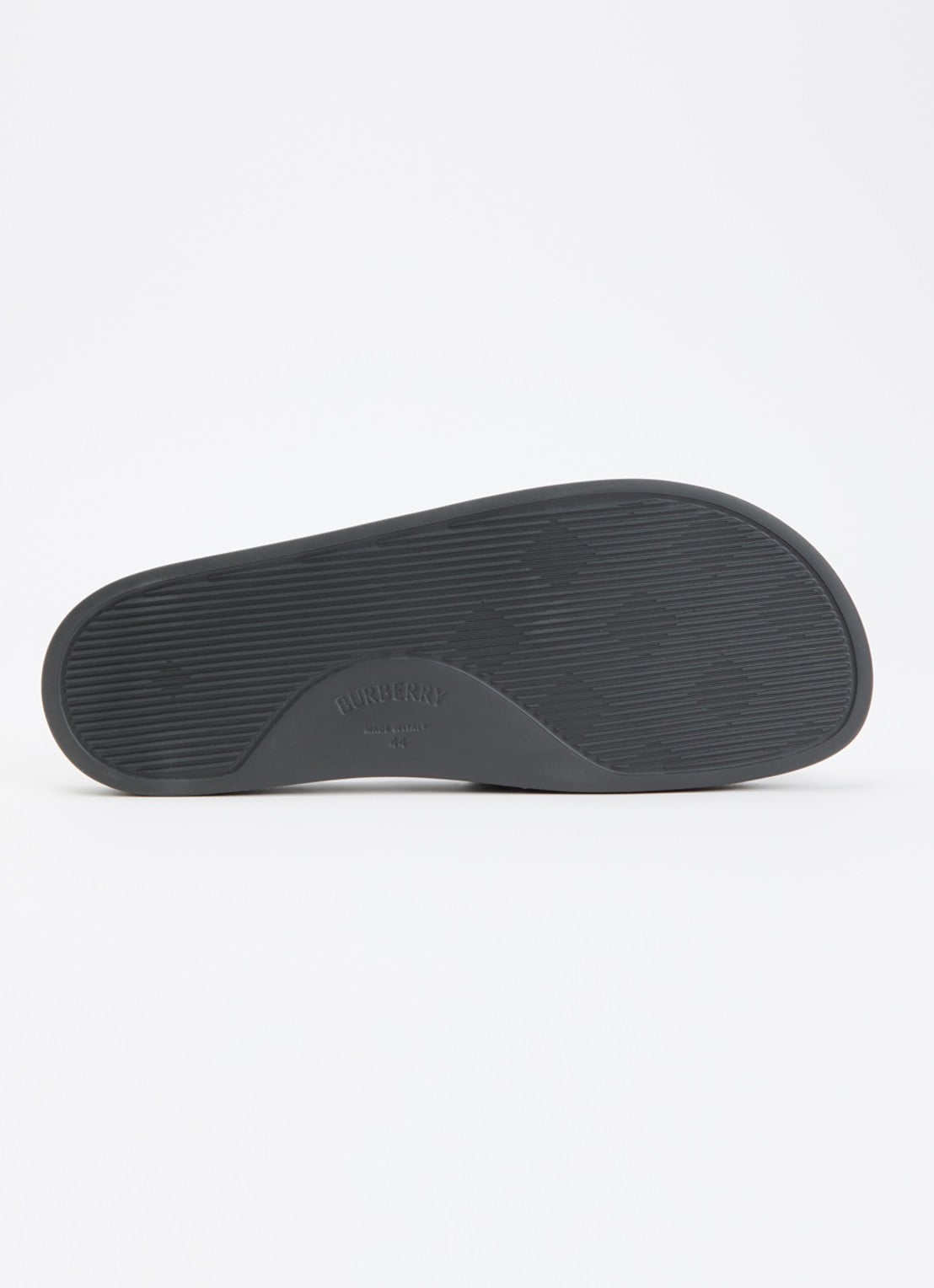 Burberry Slipper met logoprint - detail 4 antraciet