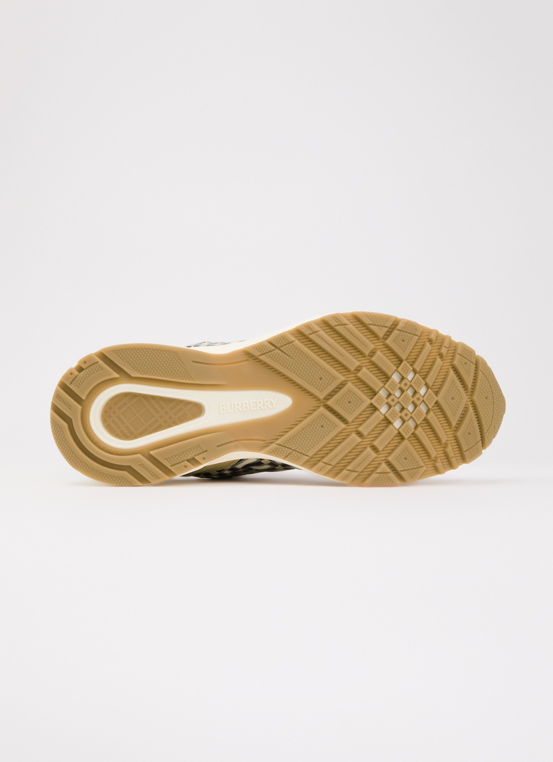 Burberry Sneaker met kalfssuède details - detail 3 beige