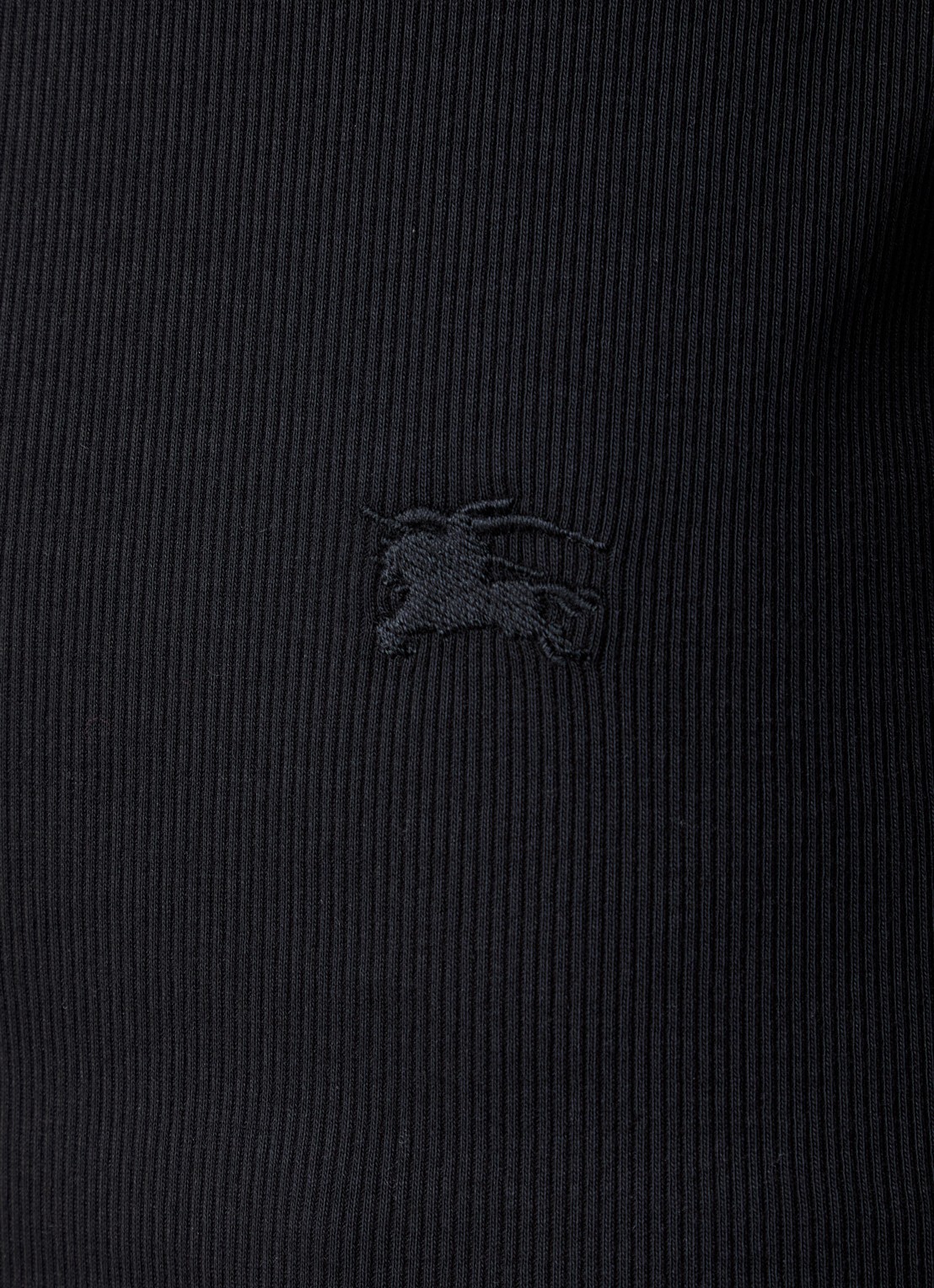 Burberry Stephanie T-shirt met ruitdessin - detail 2 zwart