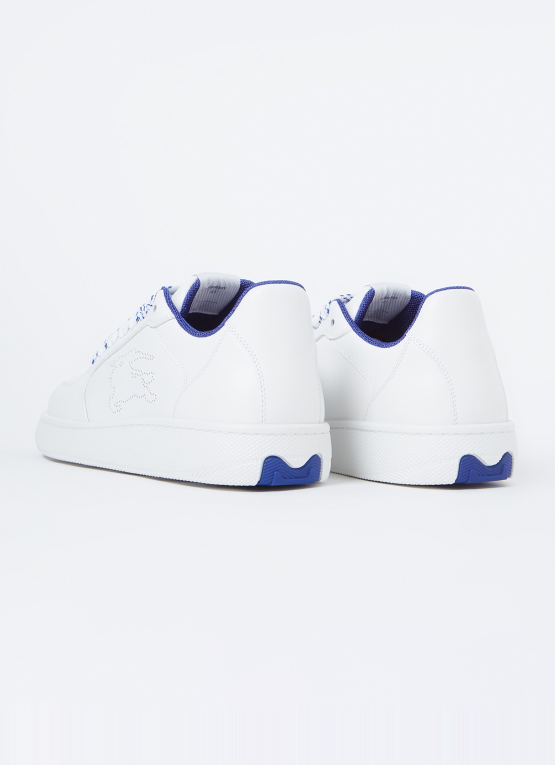 Burberry Stock sneaker van kalfsleer - achterkant wit
