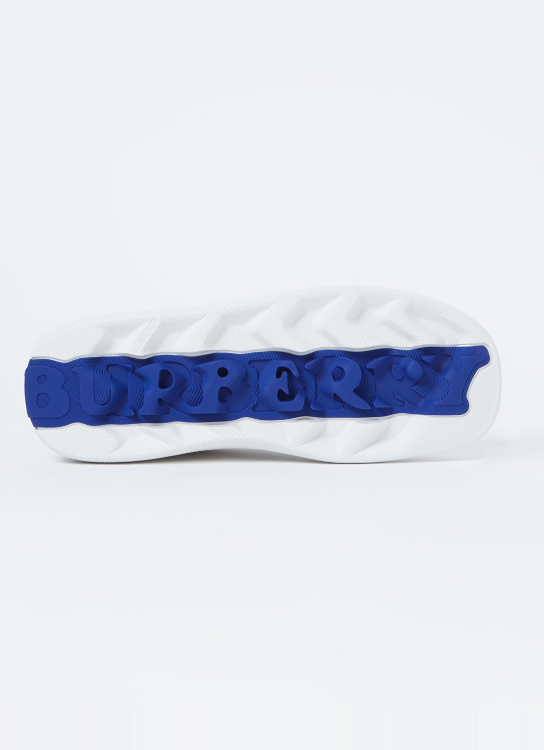 Burberry Stock sneaker van kalfsleer - detail 6 wit