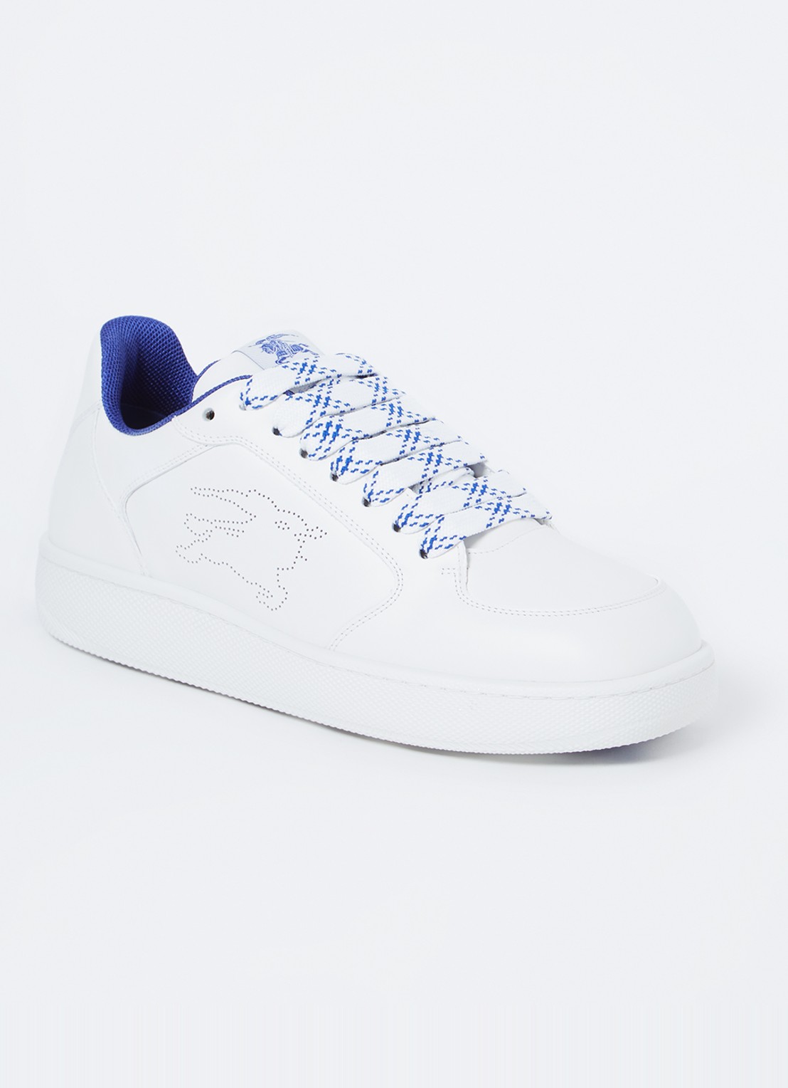 Burberry Stock sneaker van kalfsleer - voorkant 2 wit