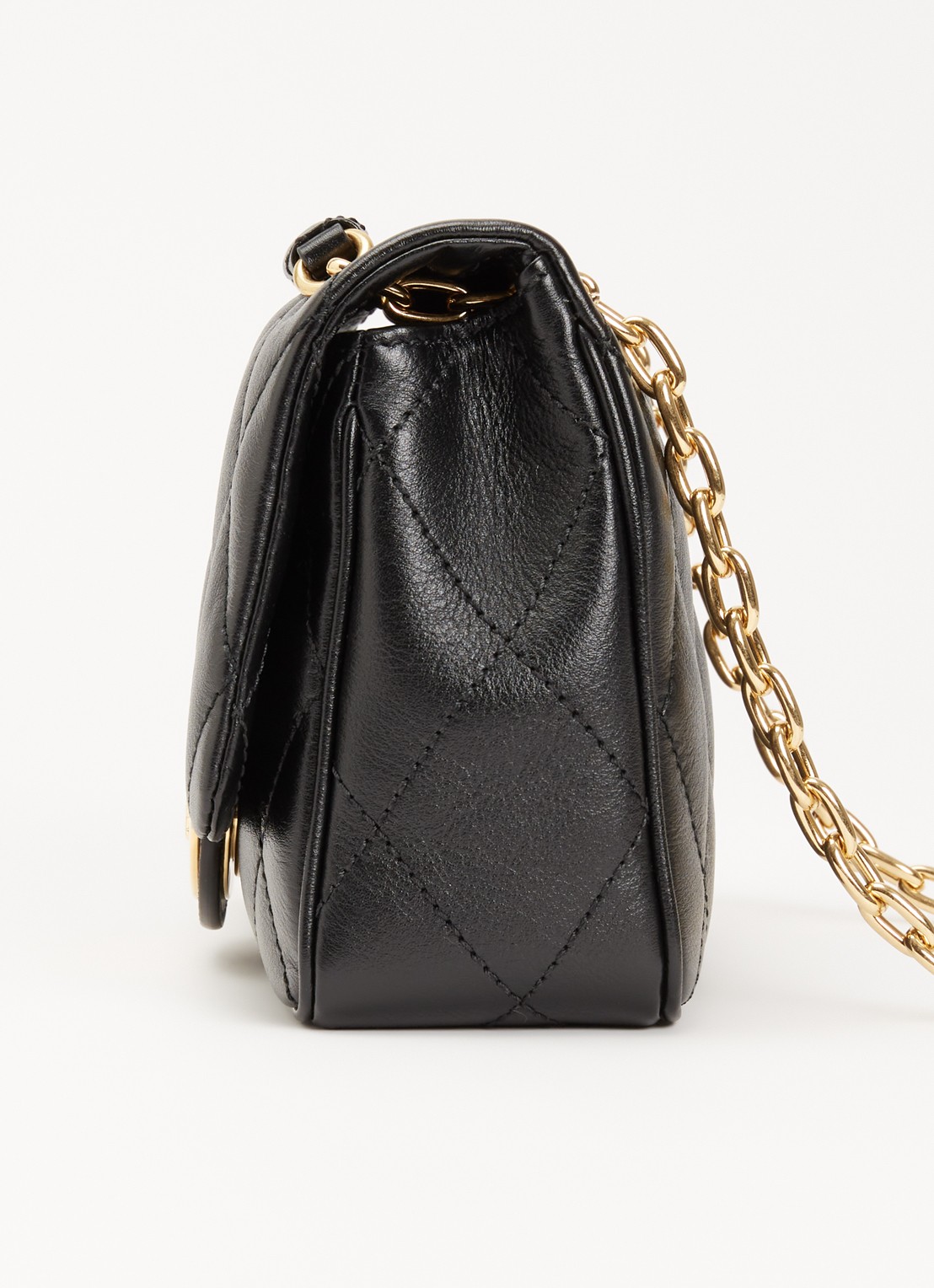 Burberry Strand schoudertas van kalfsleer met verstelbare schouderriem - detail 3 zwart