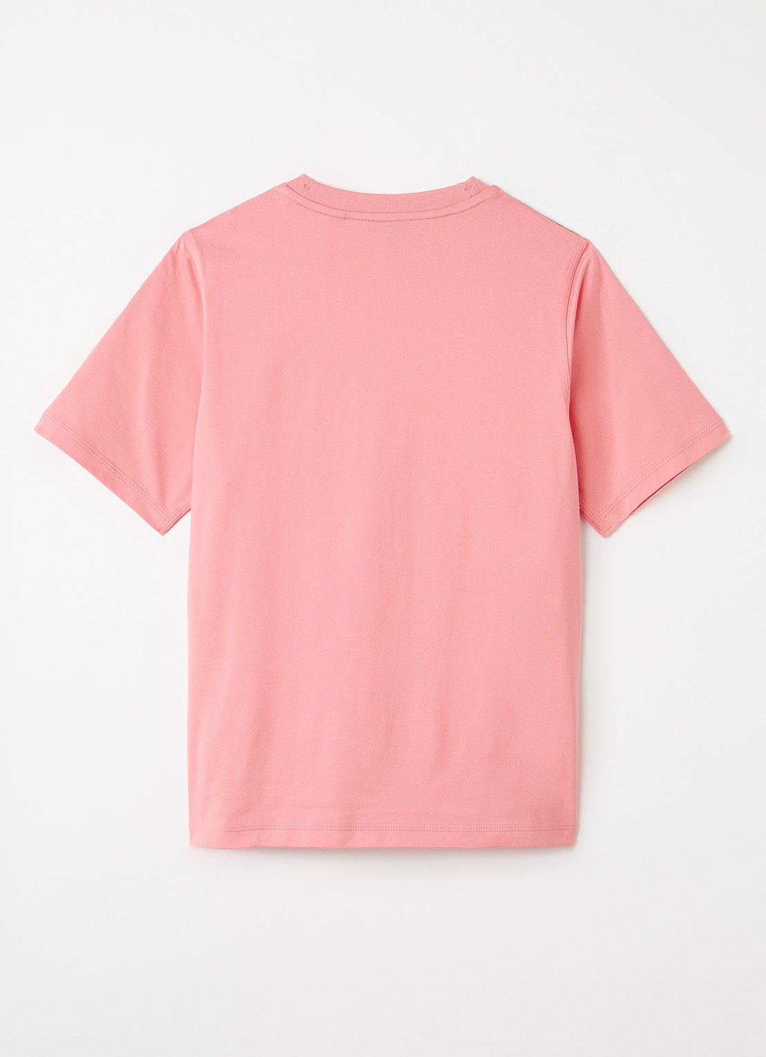 Burberry T-shirt met logoborduring - voorkant 2 roze