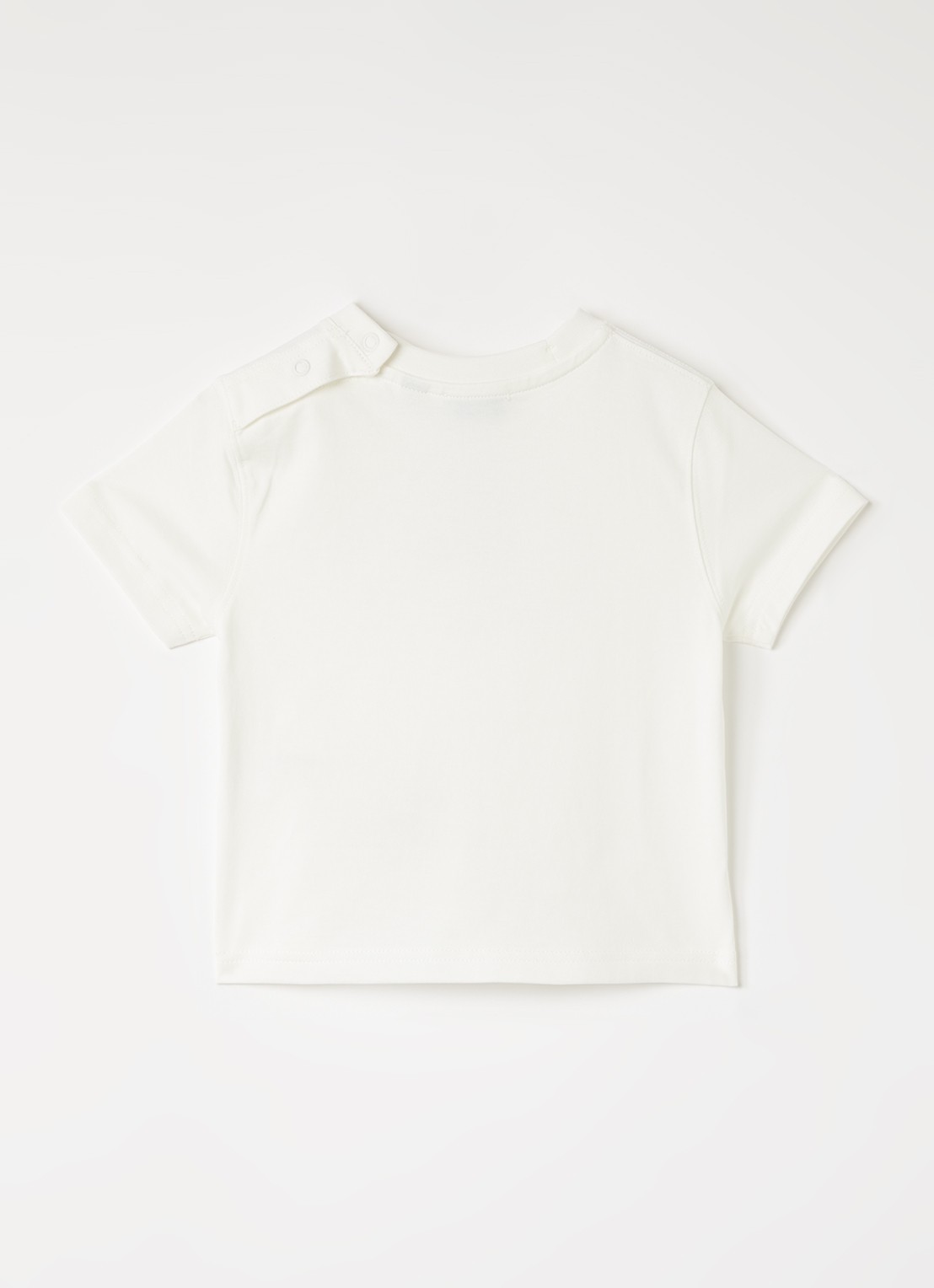 Burberry T-shirt met logoprint  - voorkant 2 wit