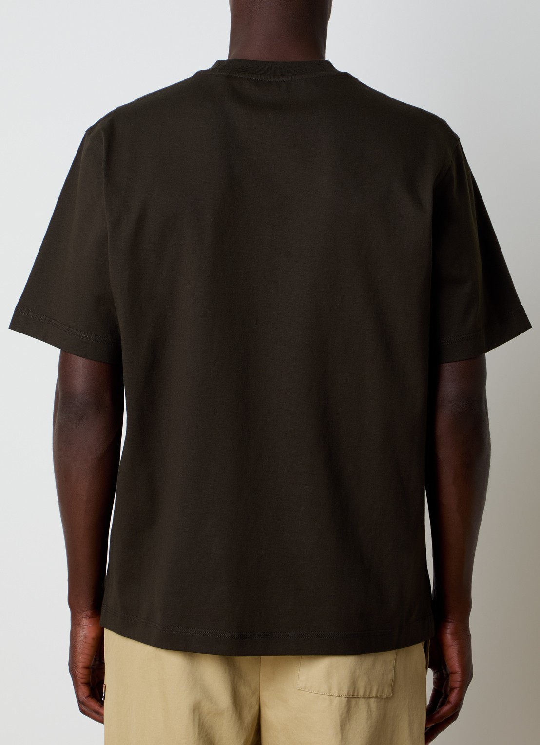 Burberry T-shirt met logoprint - achterkant 5 donkergroen