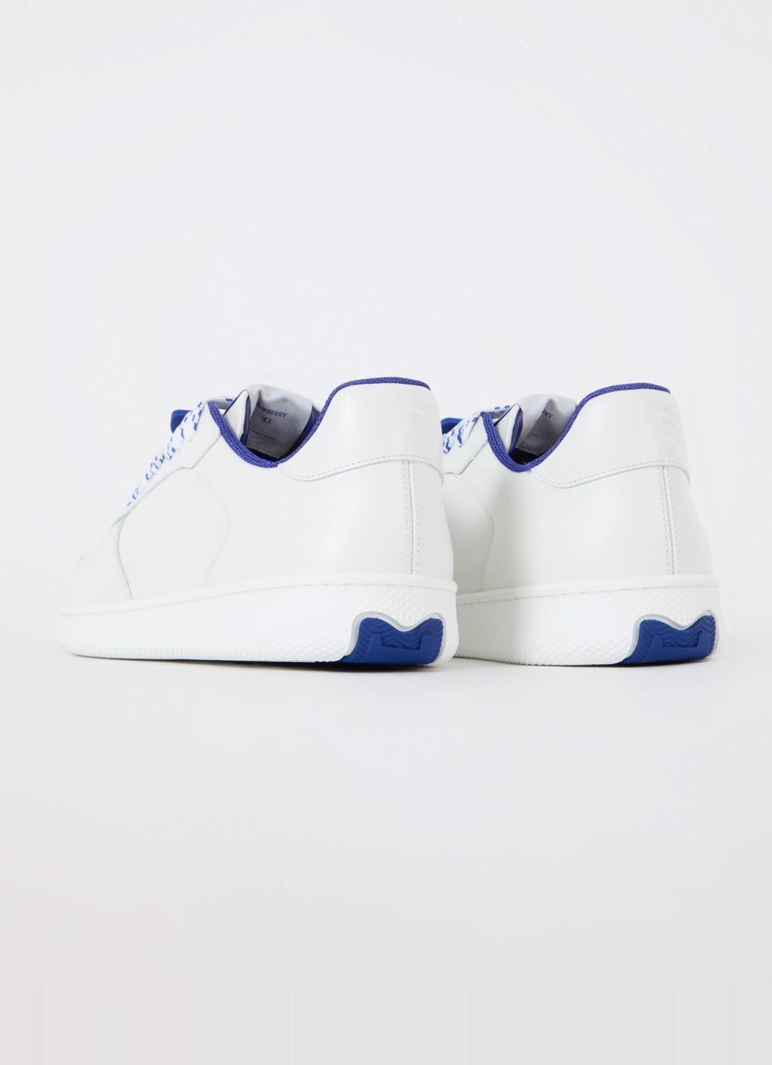 Burberry Terrace sneaker van kalfsleer - achterkant wit