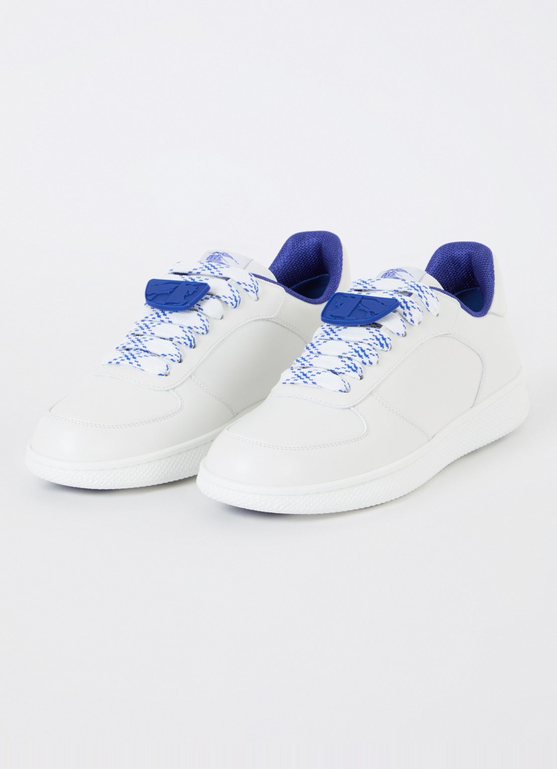 Burberry Terrace sneaker van kalfsleer - detail 2 wit