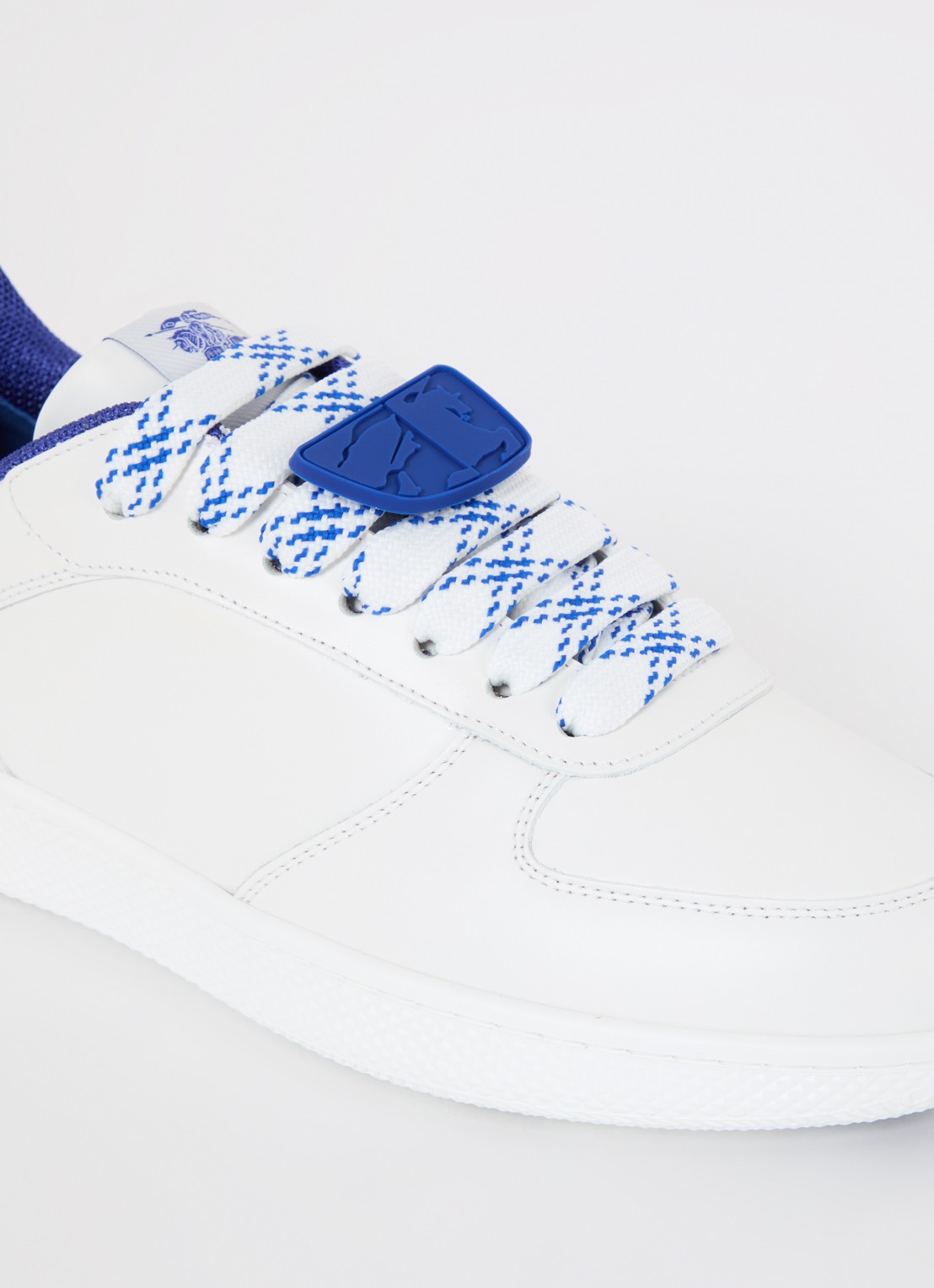 Burberry Terrace sneaker van kalfsleer - detail 5 wit