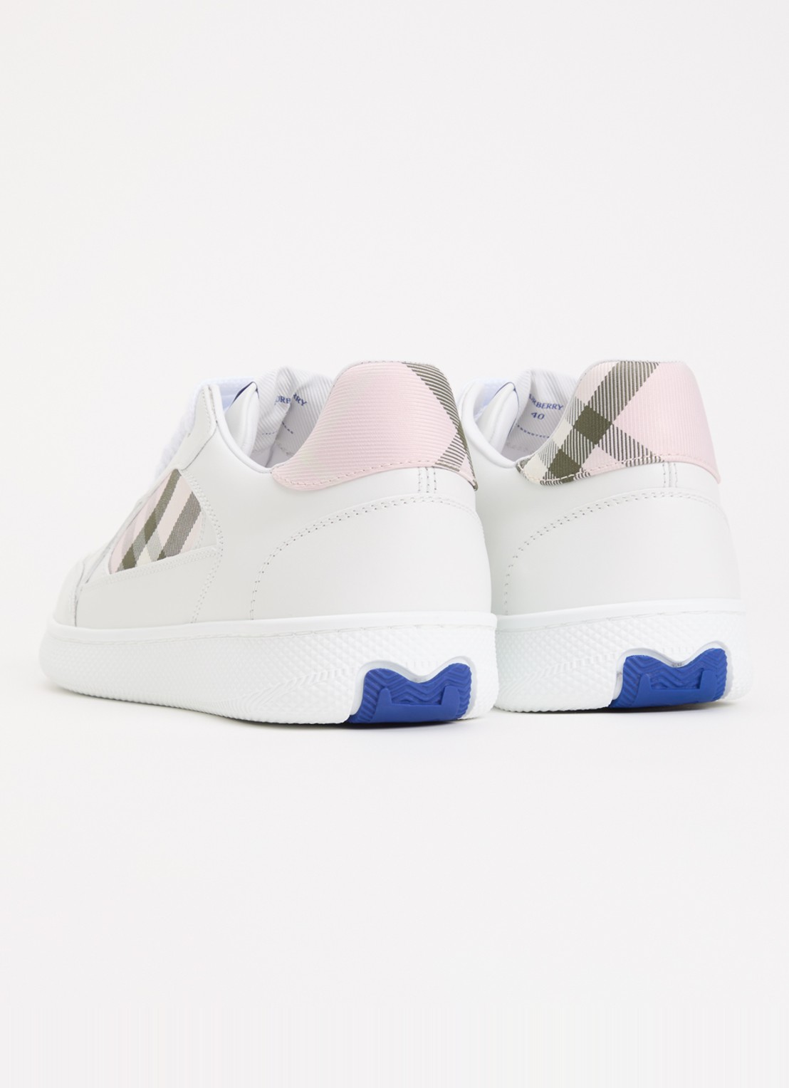 Burberry Terrace sneaker van kalfsleer  - achterkant wit