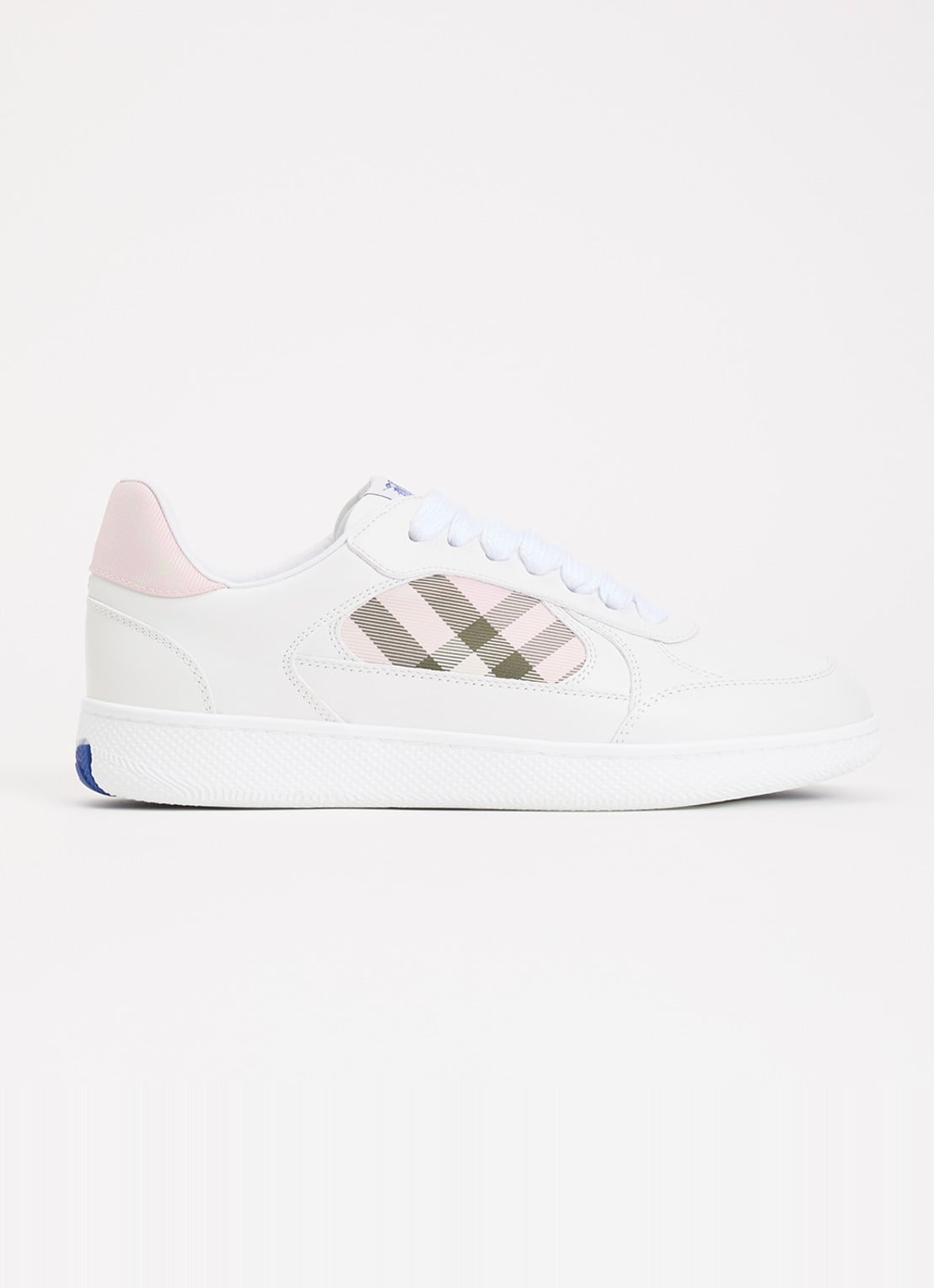 Burberry Terrace sneaker van kalfsleer  - voorkant 2 wit