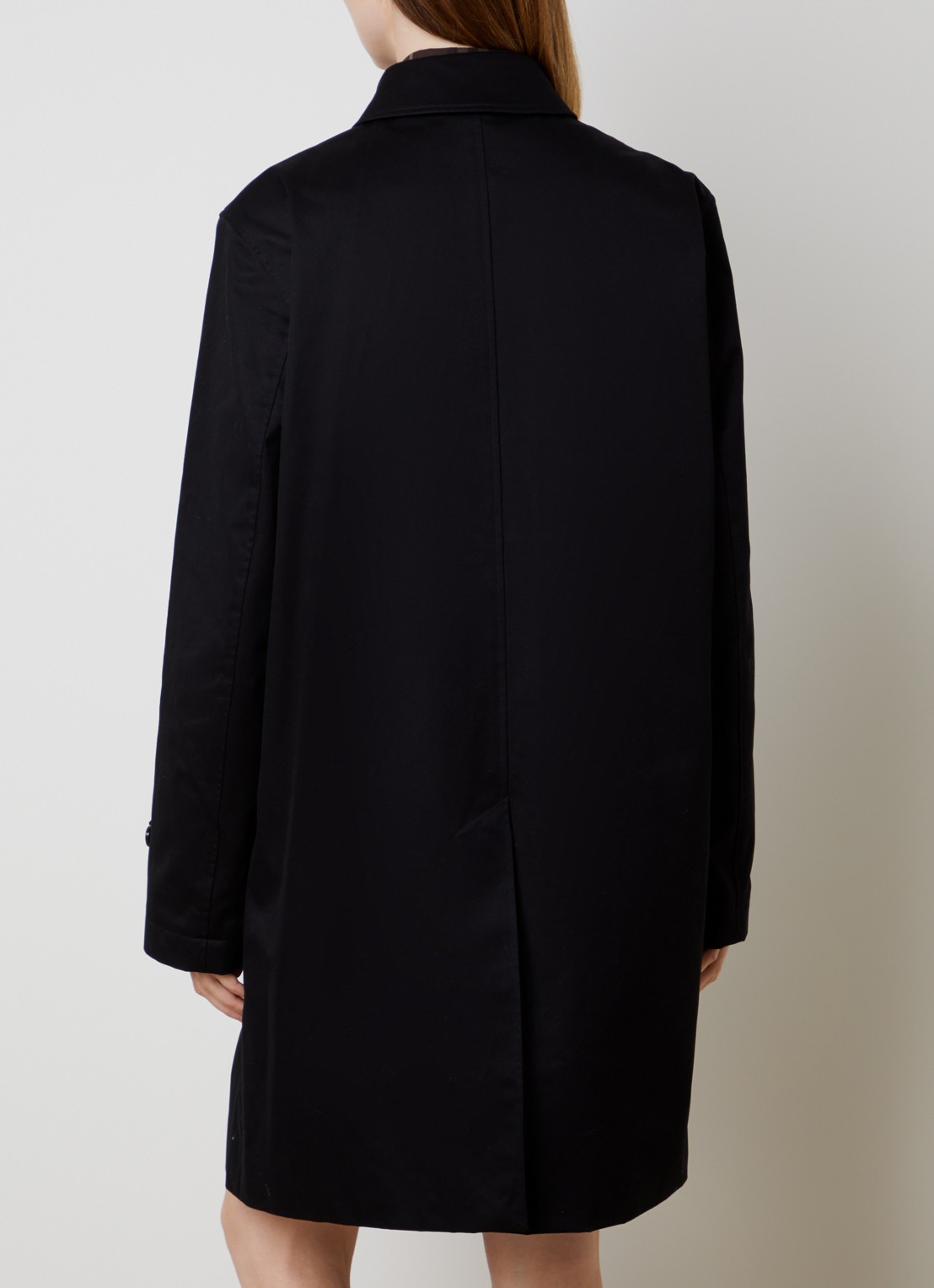 Burberry Tottenham trenchcoat met steekzakken en uitneembare voering - achterkant 7 zwart