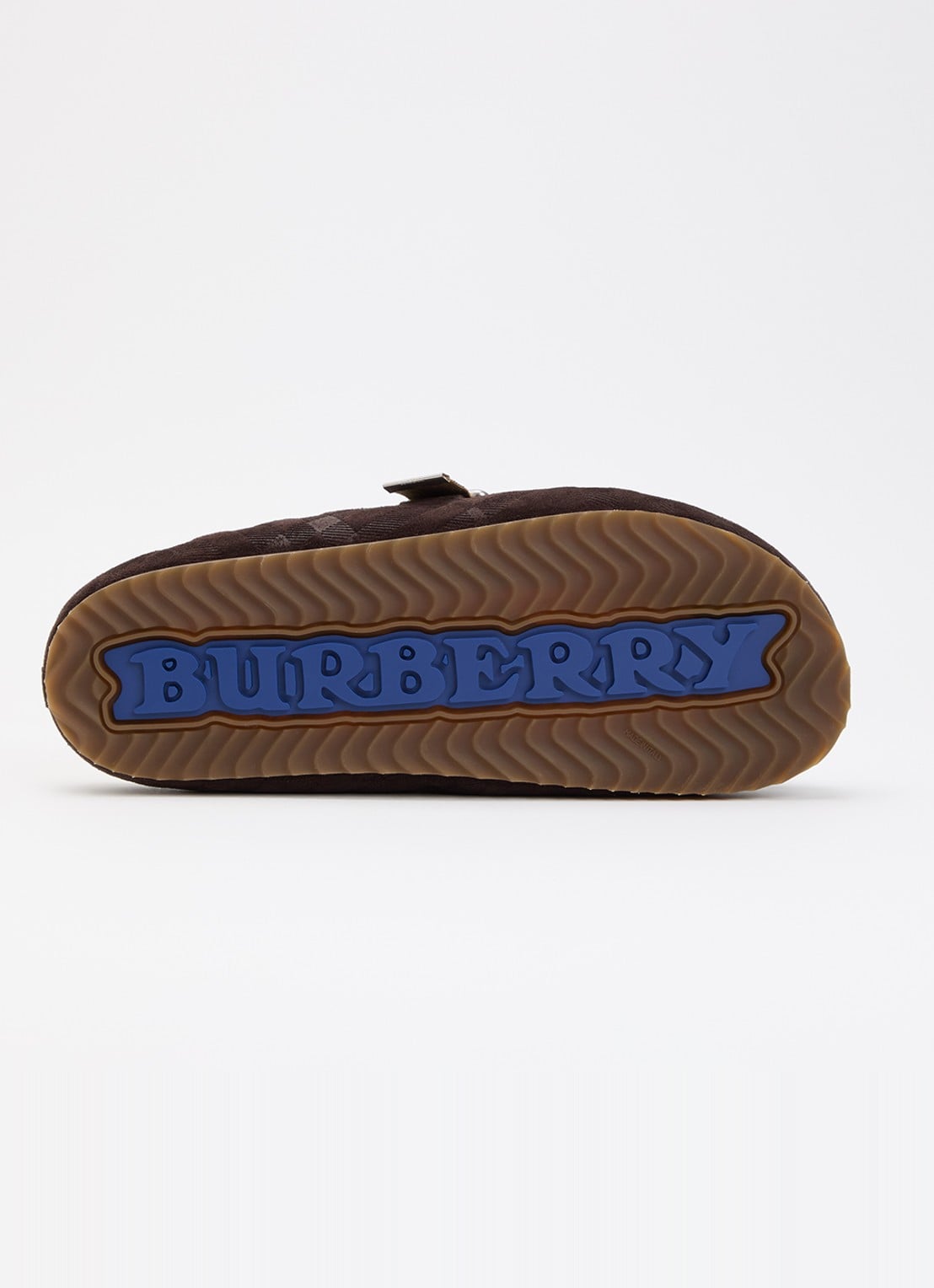 Burberry Urchin muiltje van suède - detail 4 bruin
