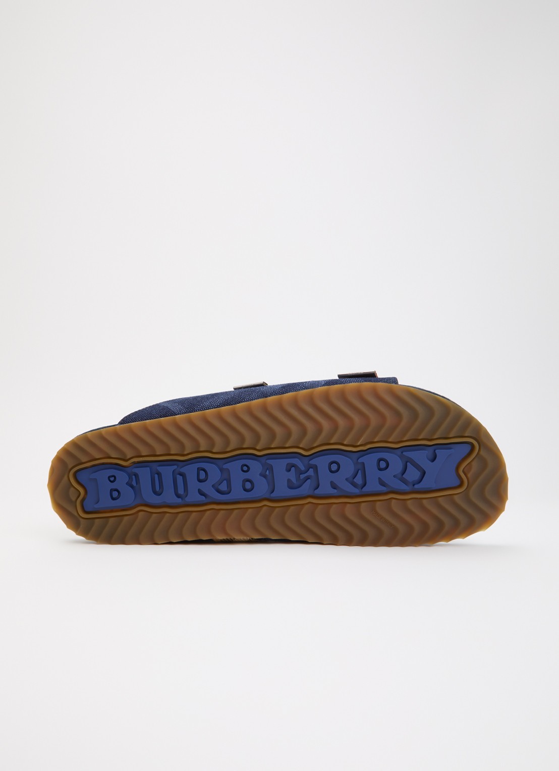Burberry Urchin sandaal met ruitdessin - detail 5 royalblauw