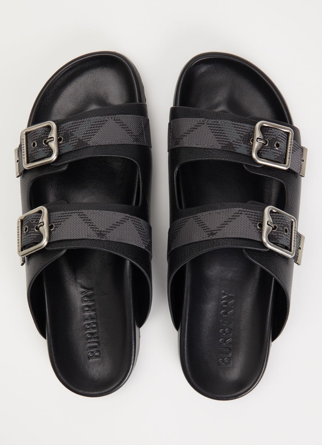 Burberry Urchin sandaal van geitenleer - detail 2 zwart