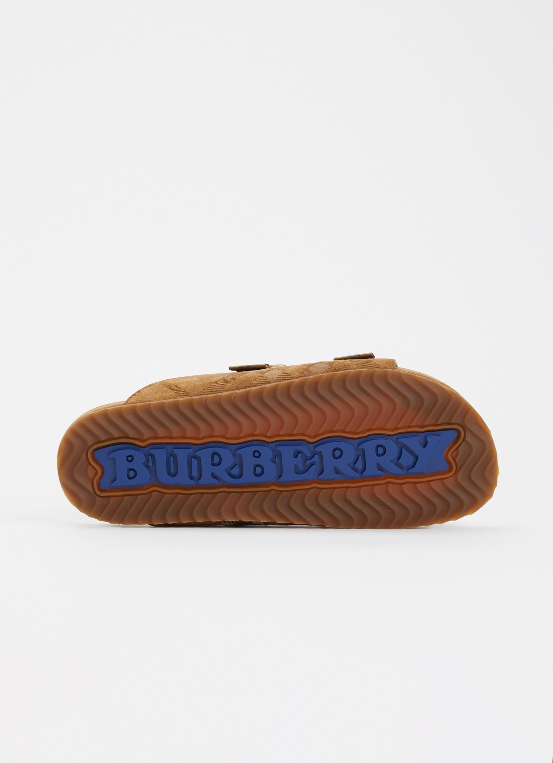 Burberry Urchin slipper van suède - detail 5 naturel