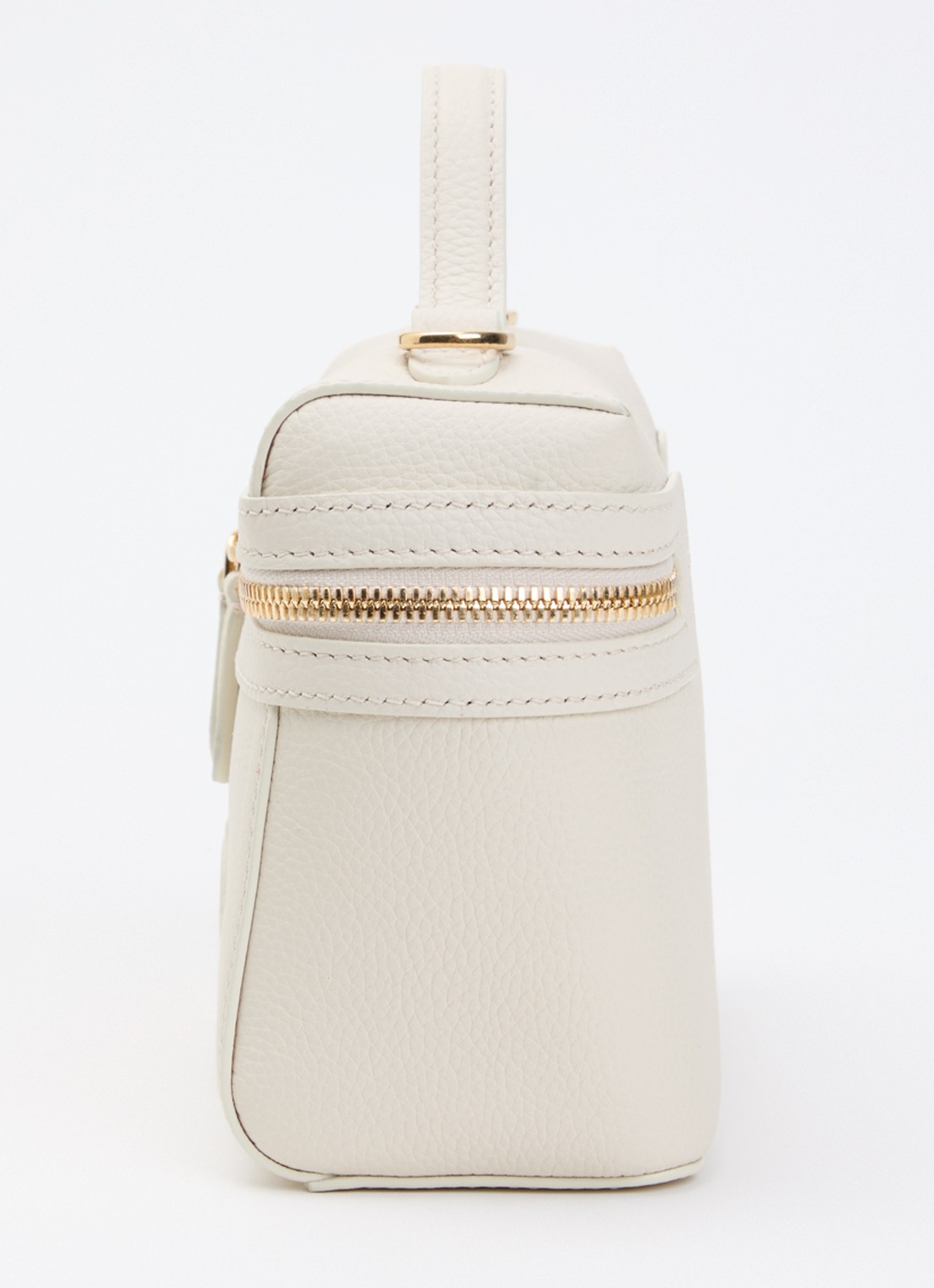 Burberry vanity crossbodytas van kalfsleer - detail 3 creme