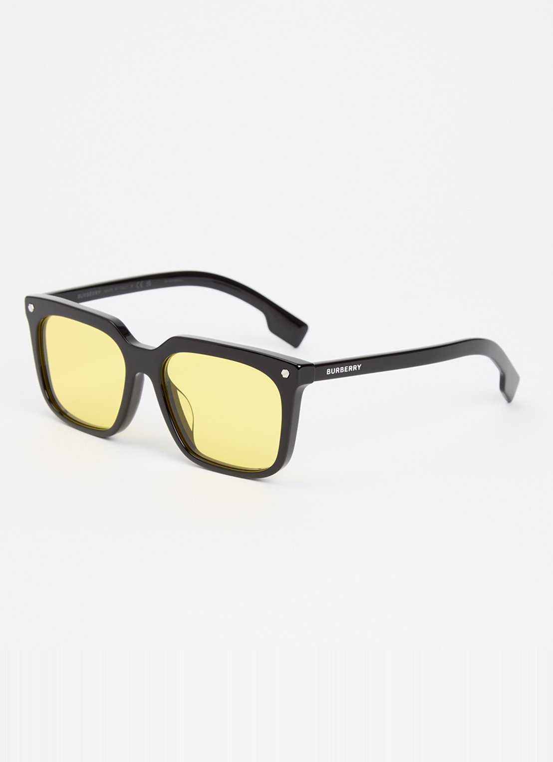 Burberry Wayfarer zonnebril BE4337F - voorkant zwart