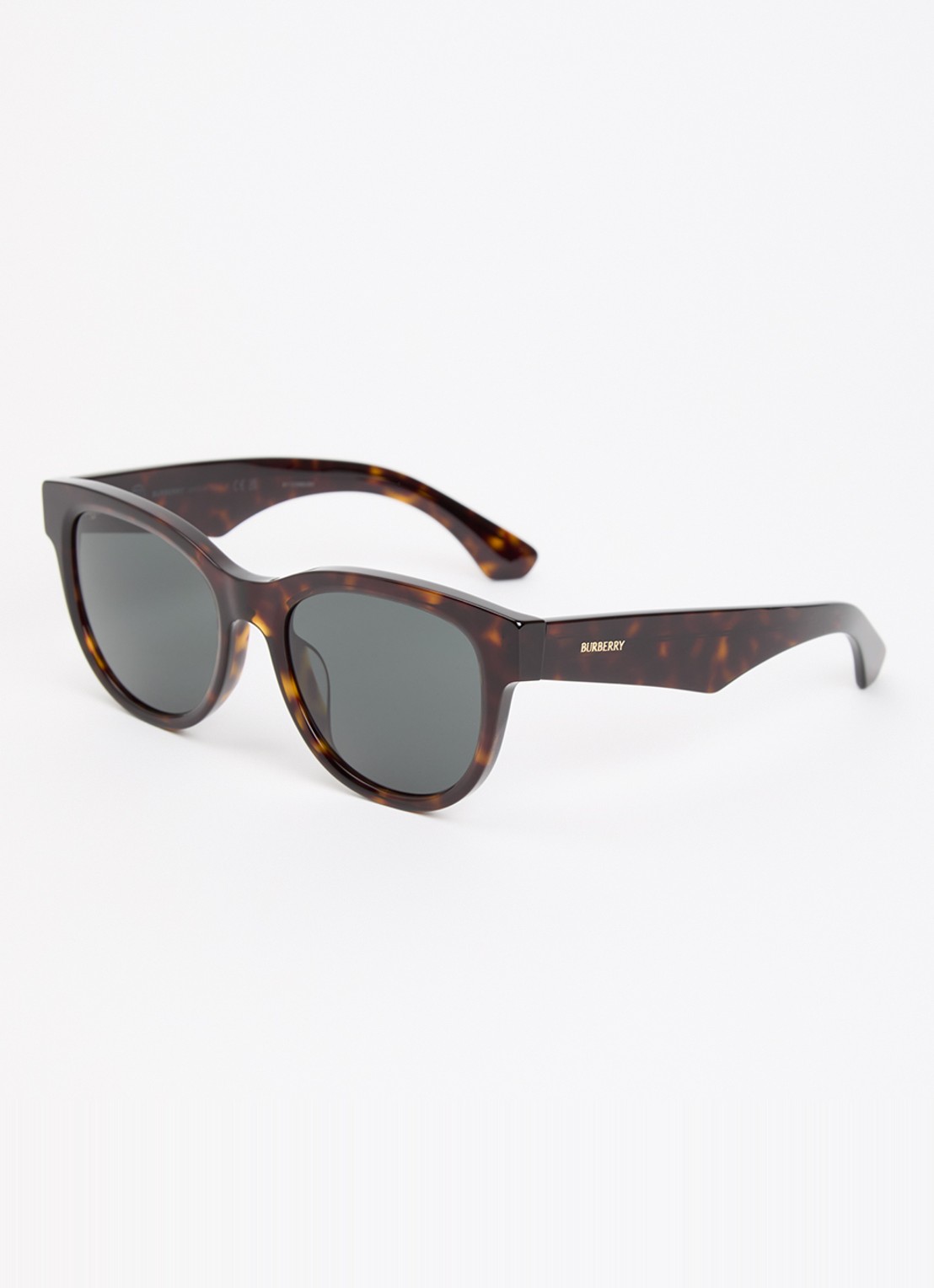 Burberry Wayfarer zonnebril BE4432U - voorkant 4 donkerbruin