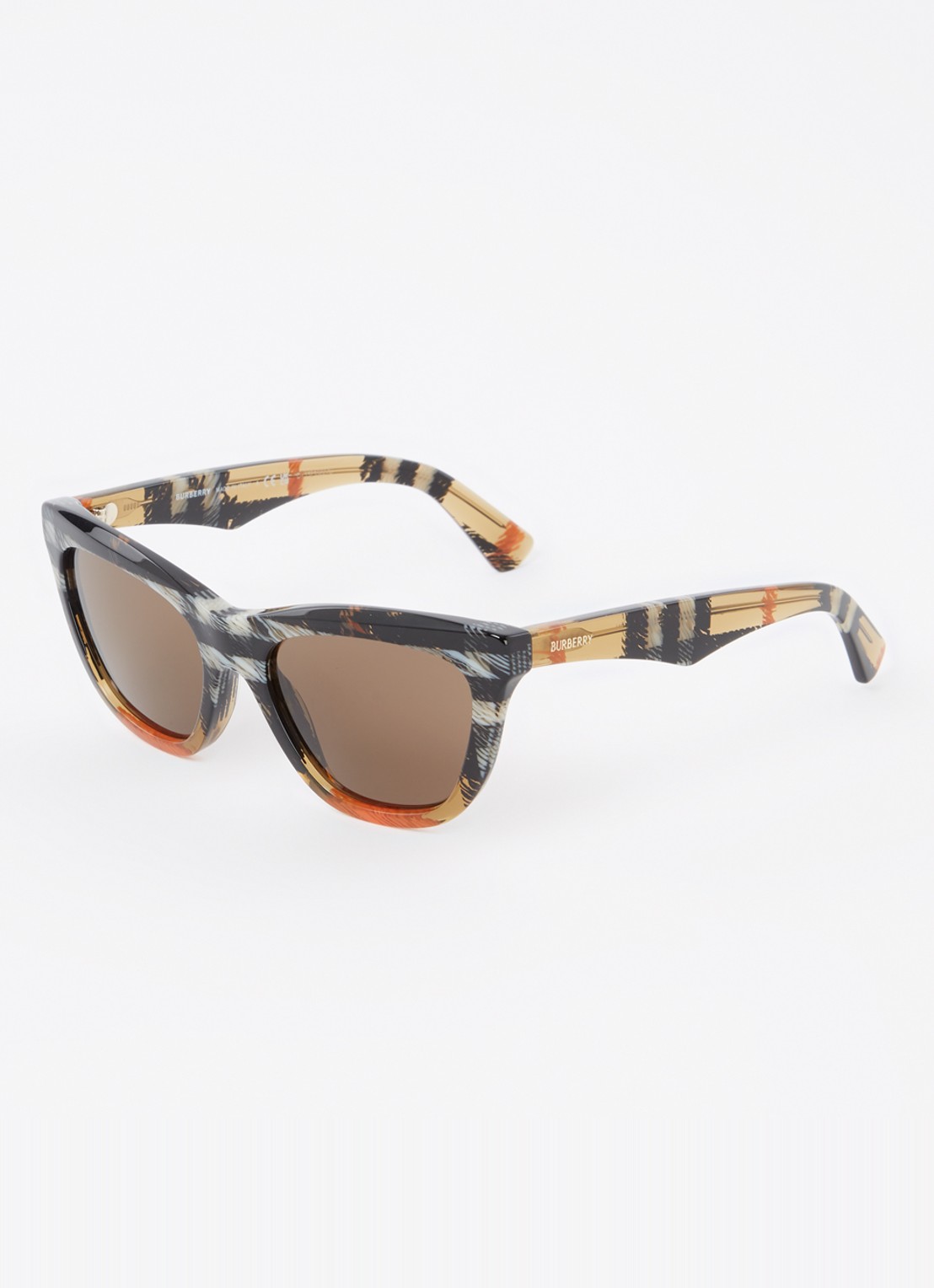 Burberry Wayfarer zonnebril BE4435 - voorkant zand