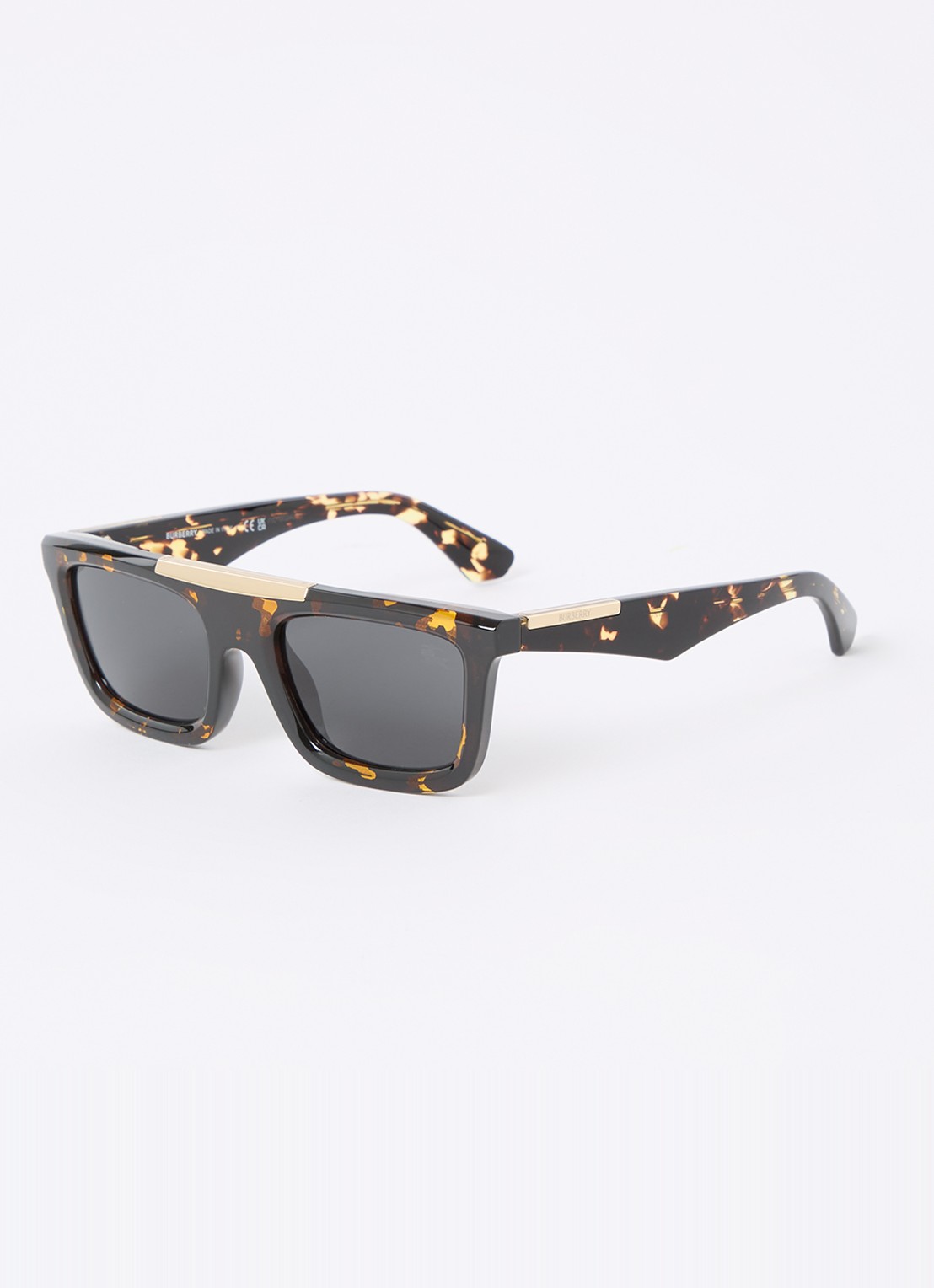 Burberry Wayfarer zonnebril BE4451U - voorkant bruin