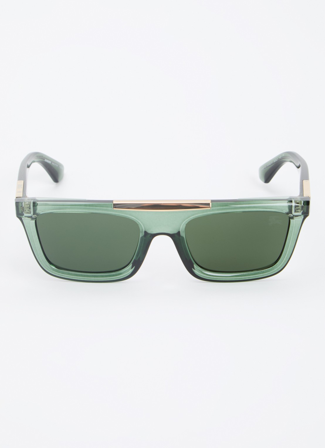 Burberry Wayfarer zonnebril BE4451U - detail 2 groen