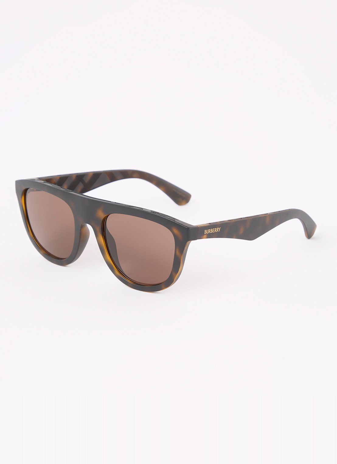 Burberry Wayfarer zonnebril BE4459U - voorkant donkerbruin