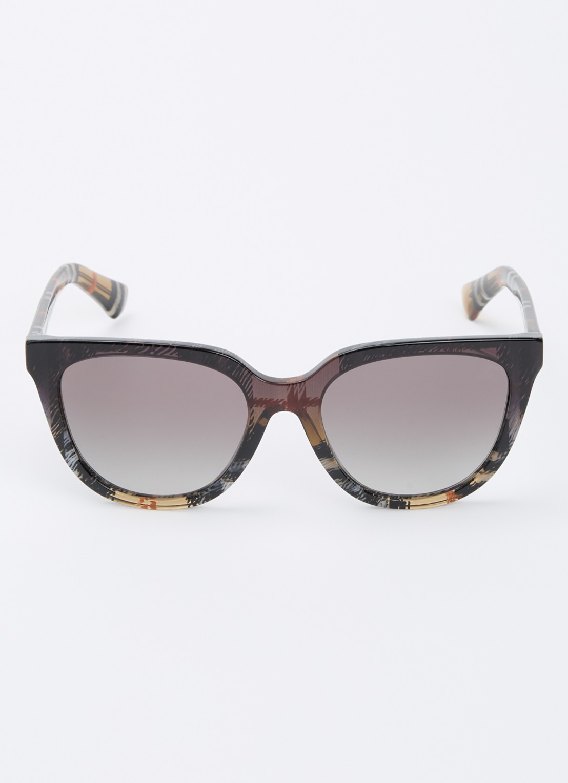 Burberry Wayfarer zonnebril BE4469 - detail zwart