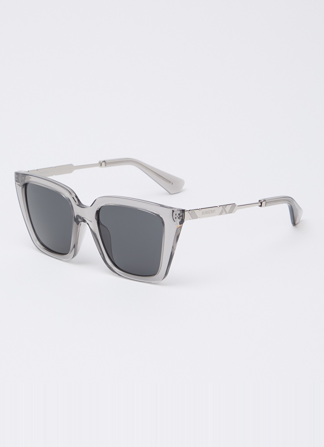 Burberry Wayfarer zonnebril BE4473U - voorkant lichtgrijs