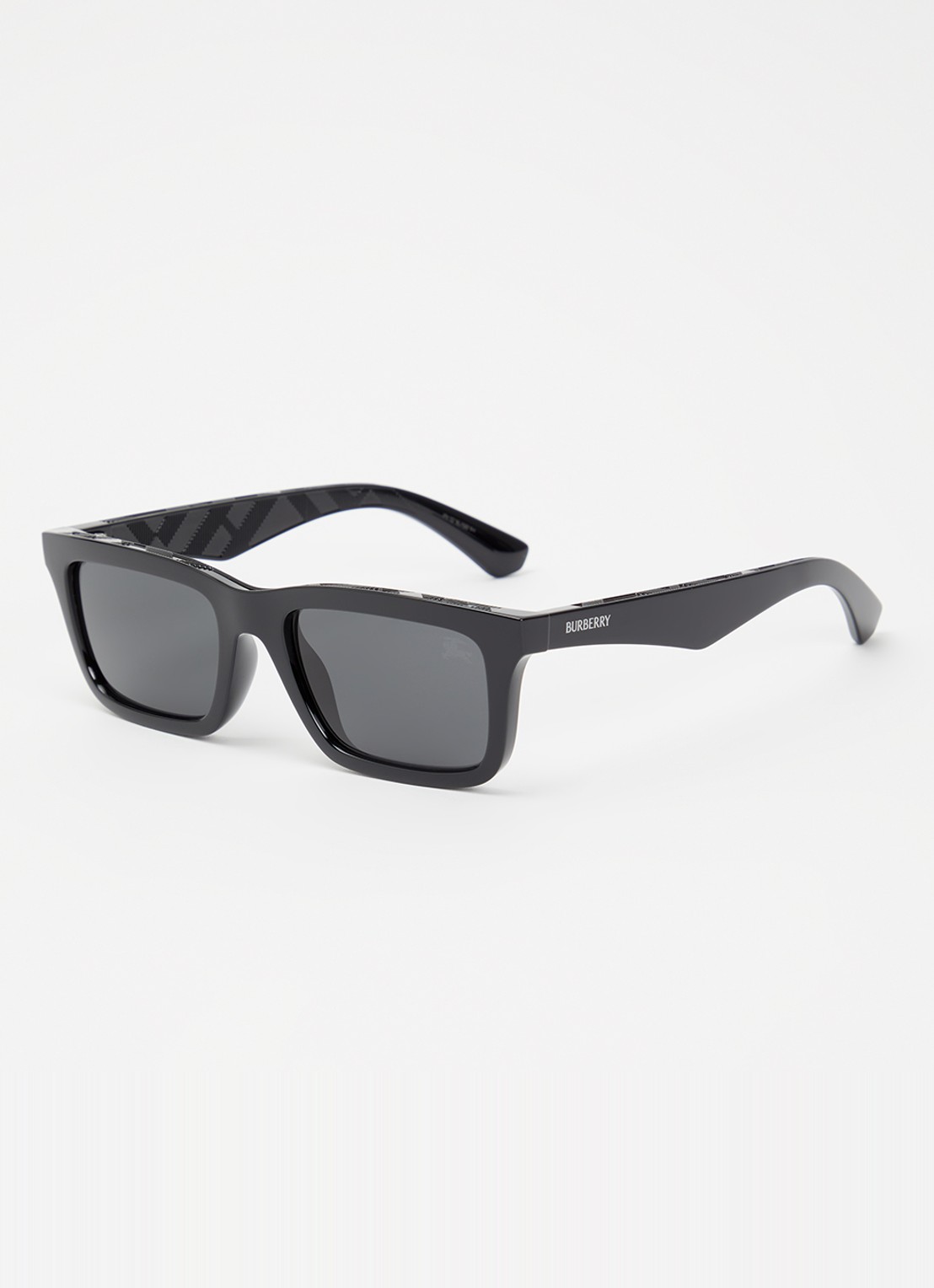 Burberry Wayfarer zonnebril BE4475U - voorkant zwart