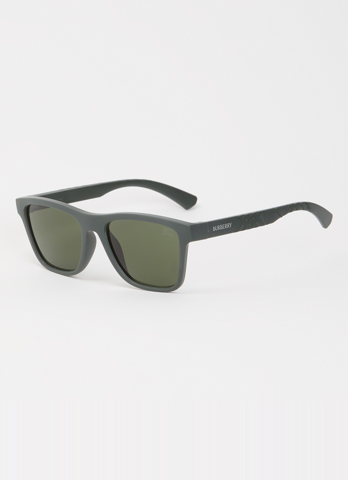 Burberry Wayfarer zonnebril BE4482U - voorkant olijfgroen