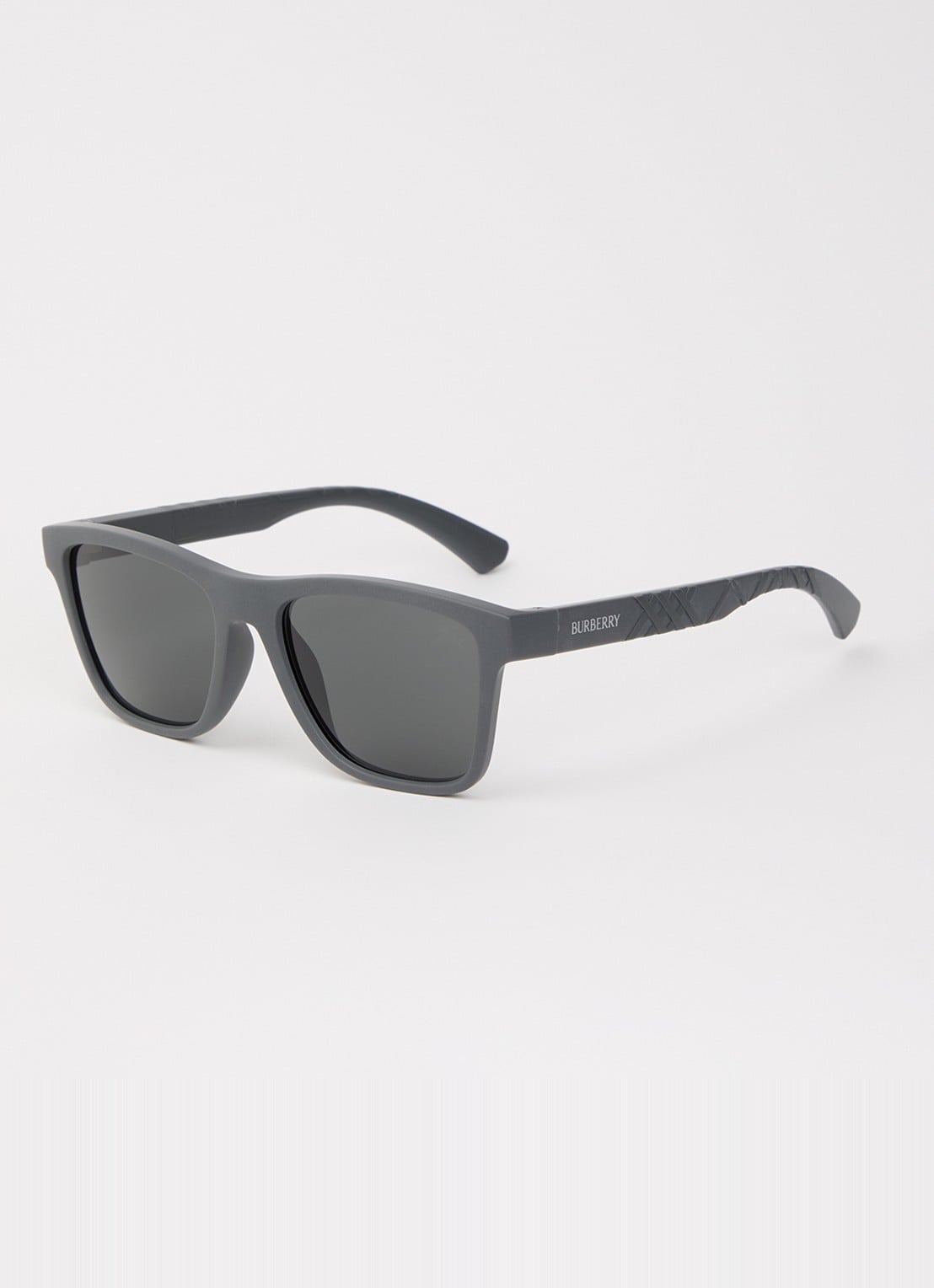 Burberry Wayfarer zonnebril BE4482U - voorkant zwart