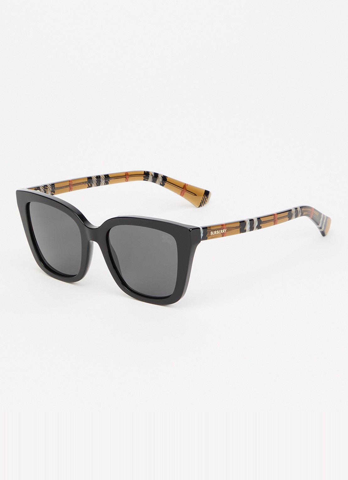 Burberry Wayfarer zonnebril BE4487 - voorkant zwart