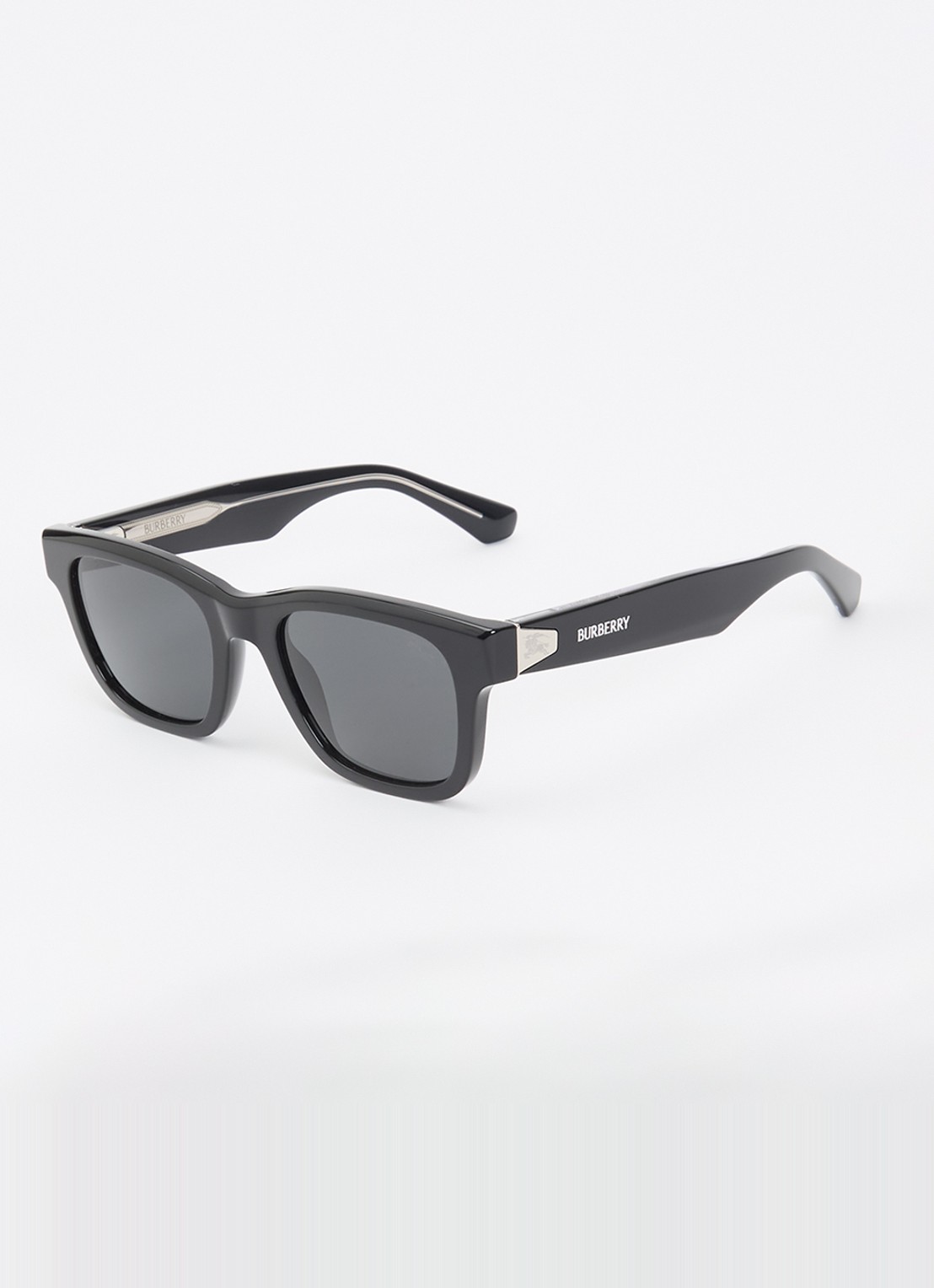 Burberry Wayfarer zonnebril BE4504 - voorkant 4 zwart