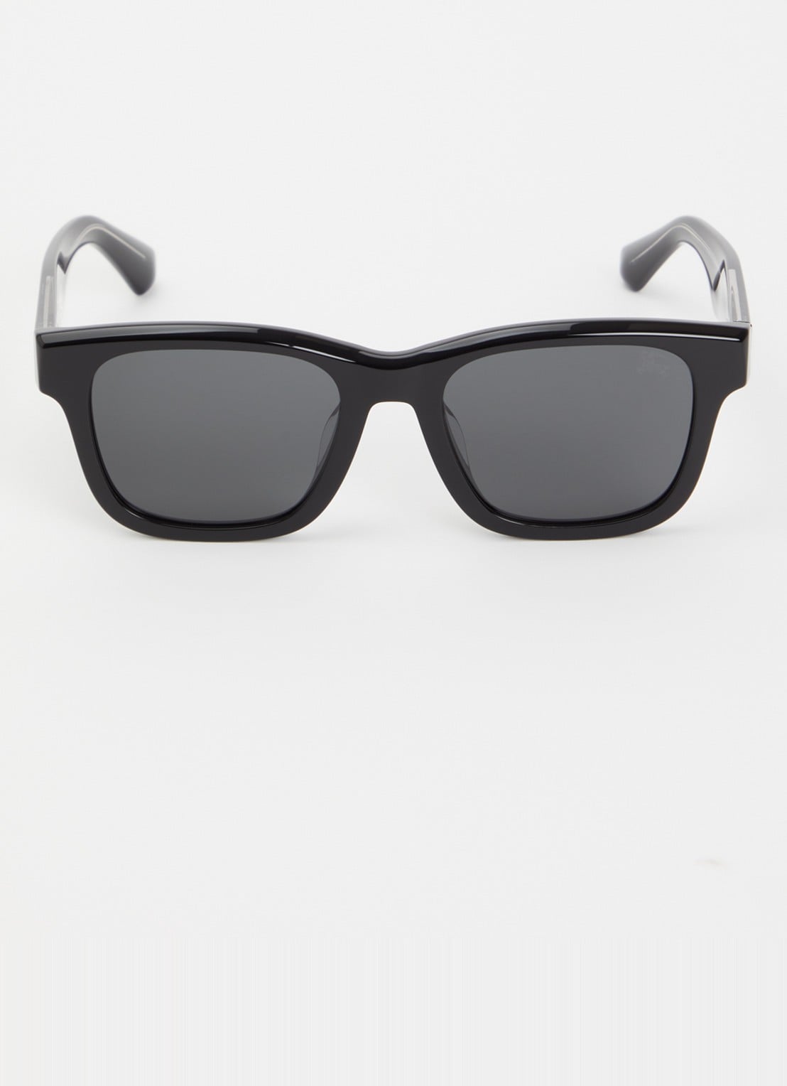 Burberry Wayfarer zonnebril BE4504F - detail zwart