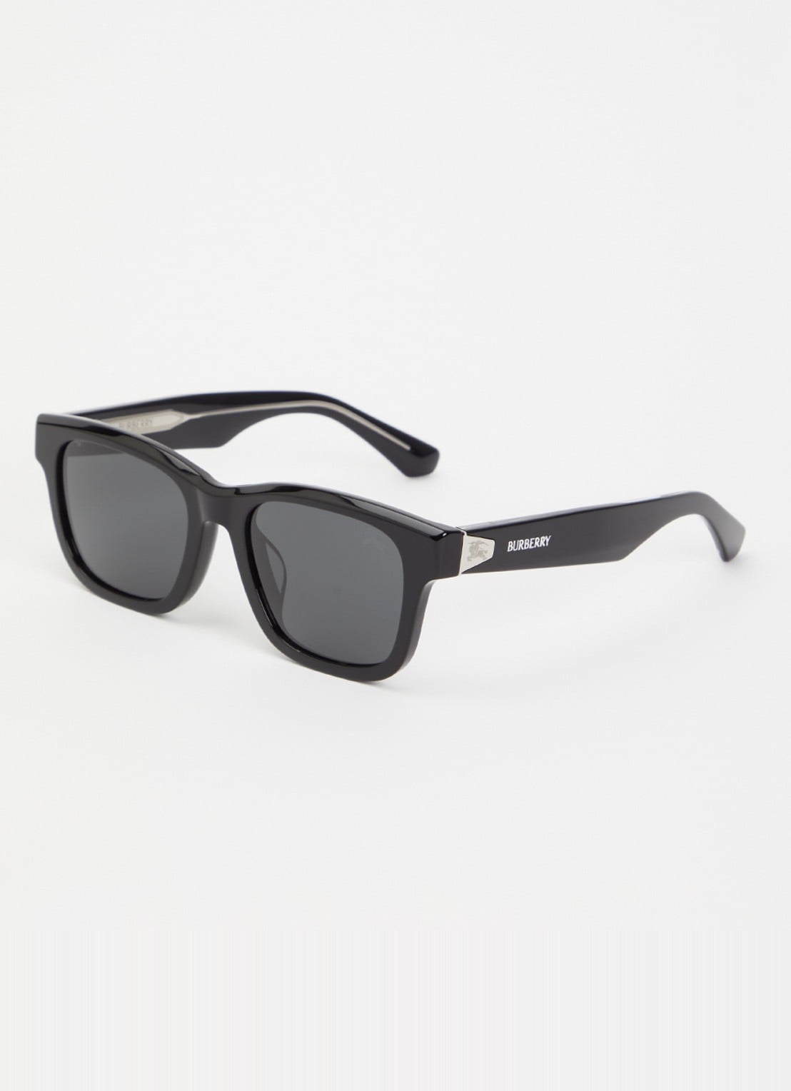 Burberry Wayfarer zonnebril BE4504F - voorkant 4 zwart