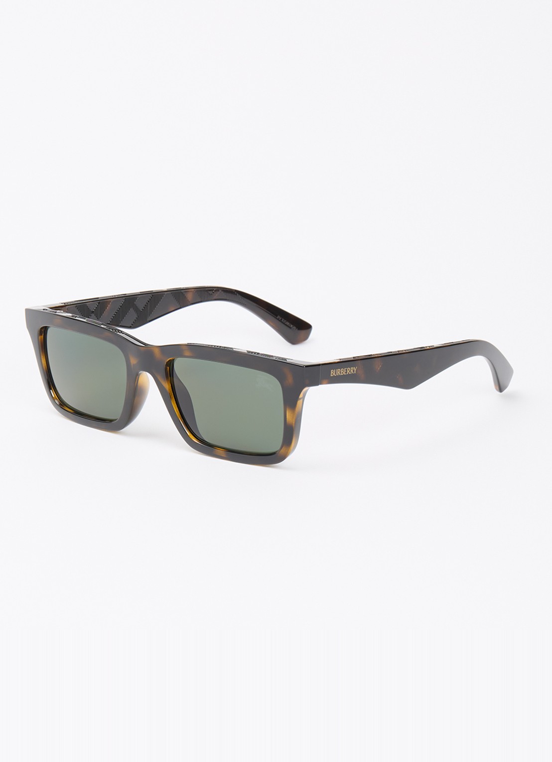 Burberry Wayfarer zonnebril gepolariseerd BE4475U - voorkant 4 bruin