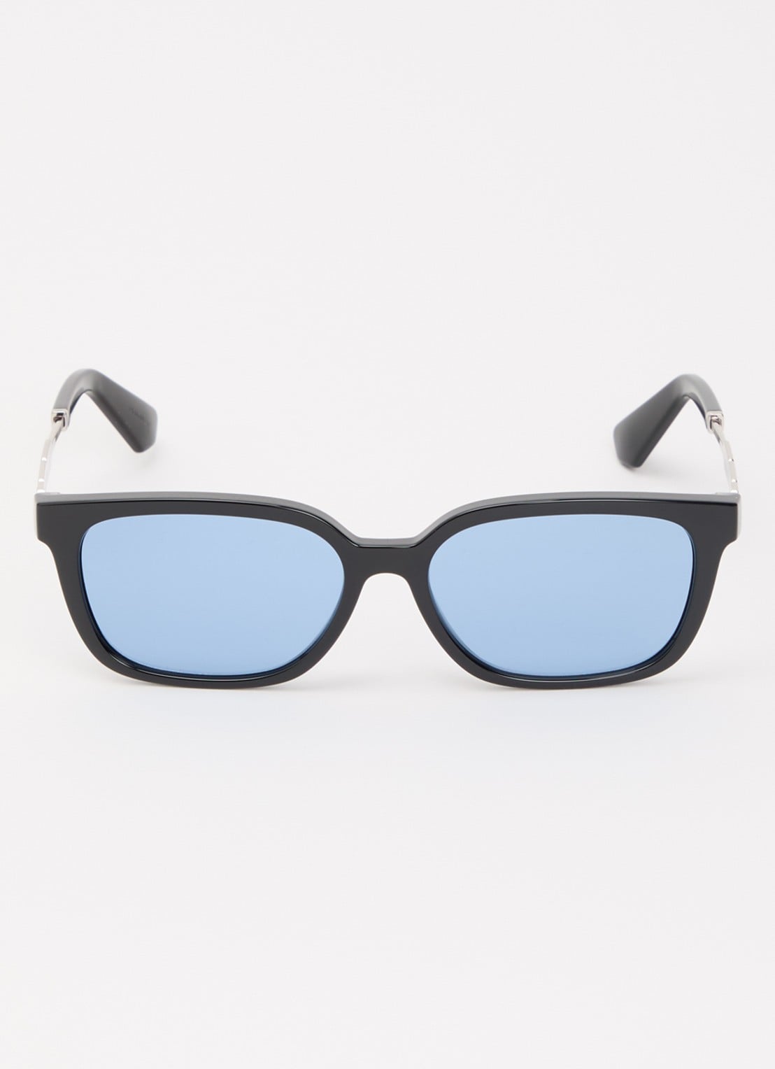 Burberry Wayfarer zonnebril gepolariseerd BE4481D - detail zilver