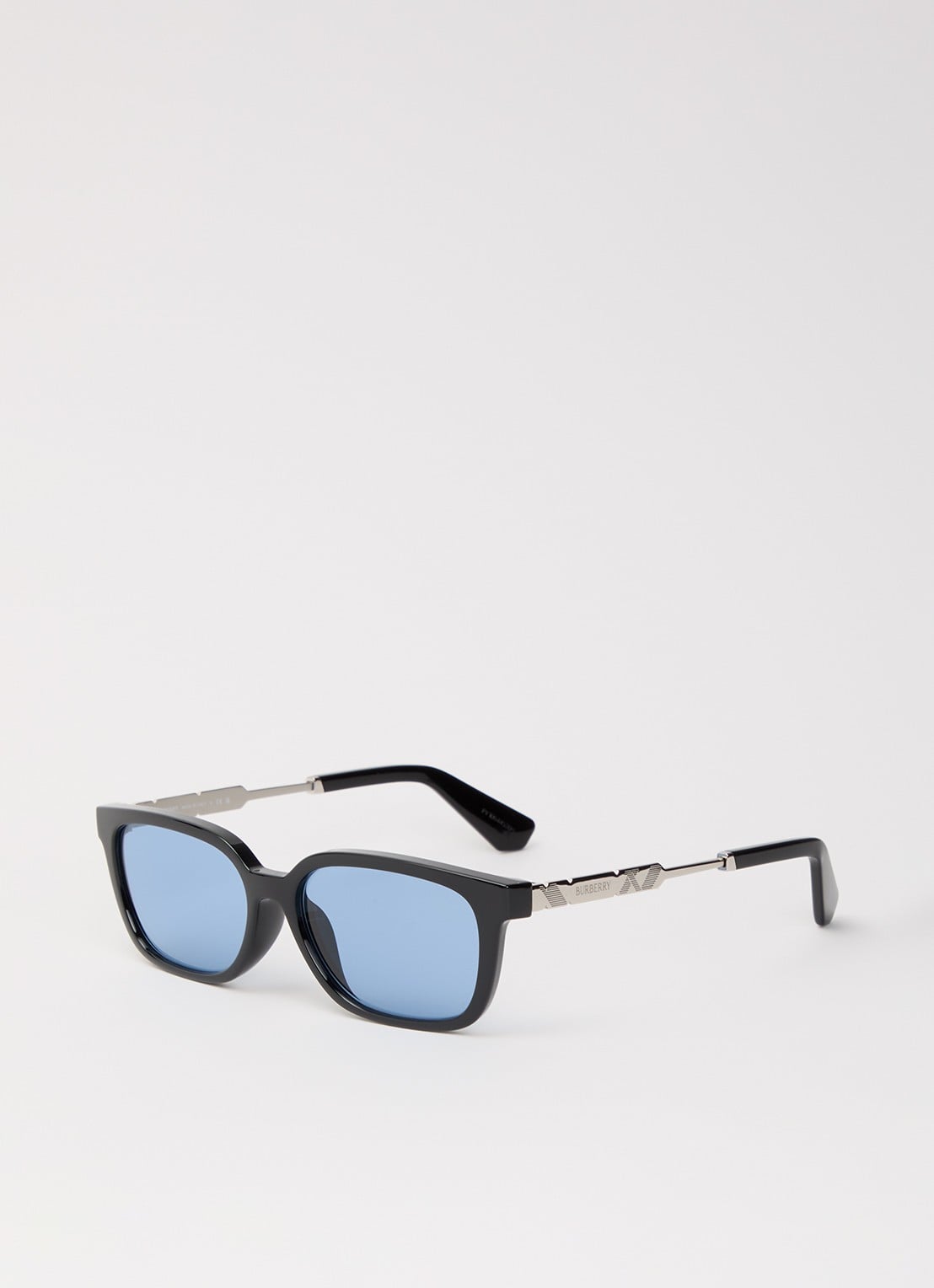 Burberry Wayfarer zonnebril gepolariseerd BE4481D - voorkant 4 zilver