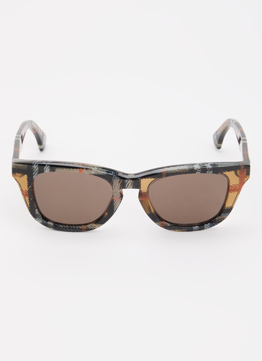 Burberry Wayfarer zonnebril JB4002 - detail bruin