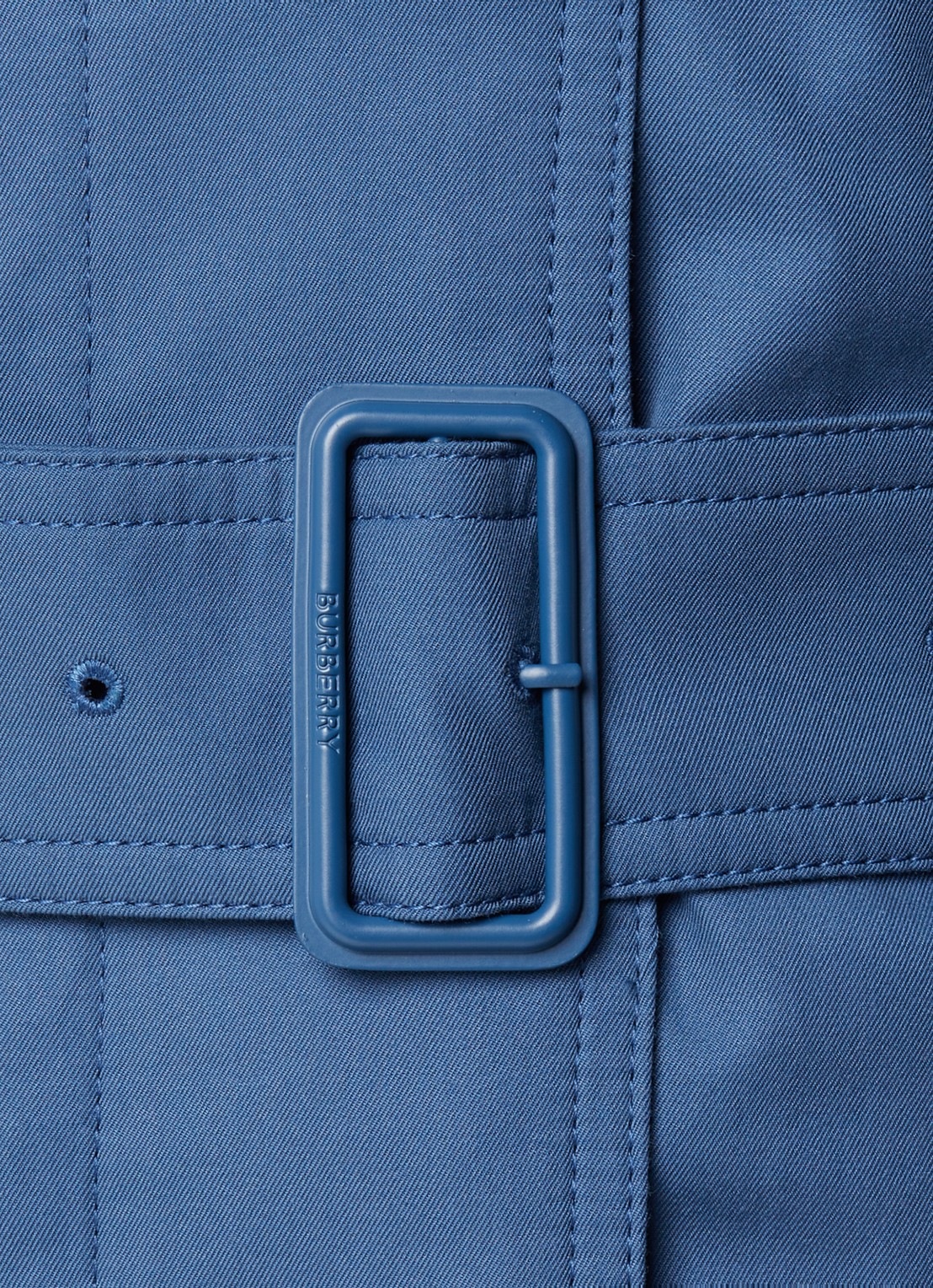Burberry Whitmore trenchcoat met ceintuur  - detail 3 petrol