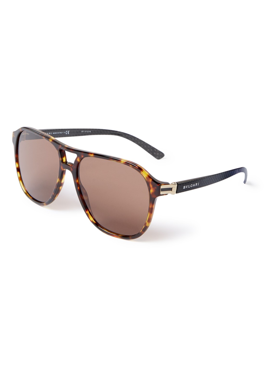 BVLGARI Zonnebril BV7034 - voorkant donkerbruin