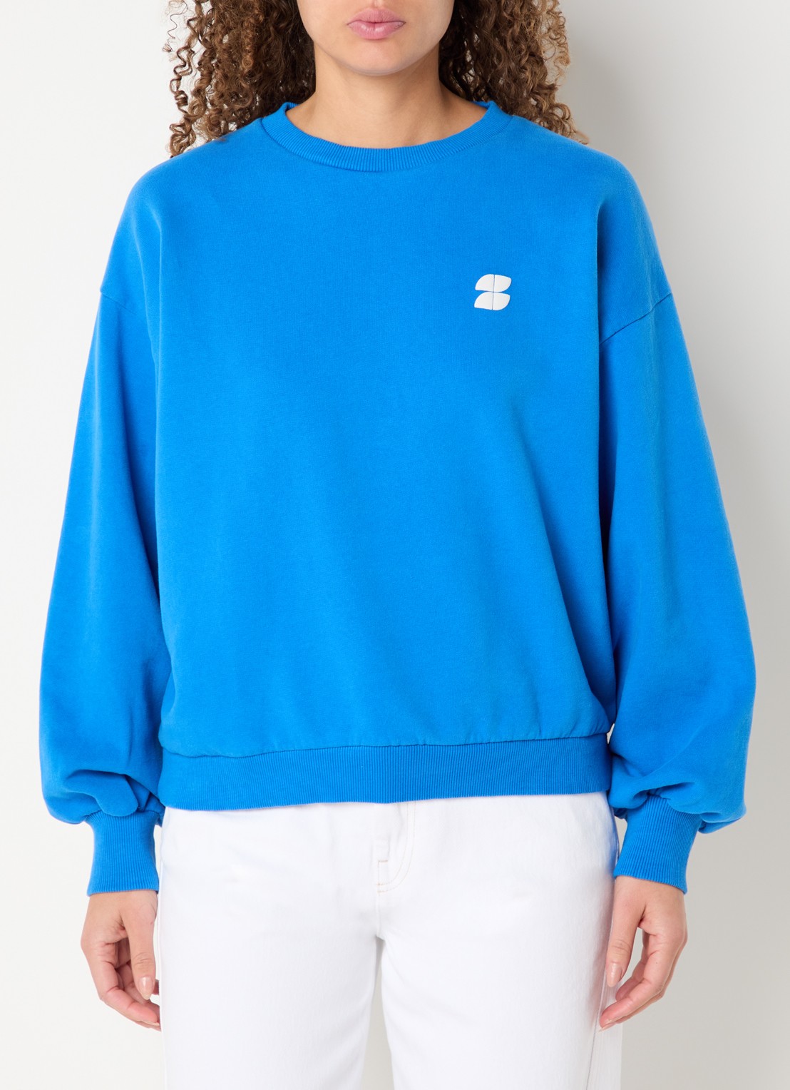 by-bar Bibi sweater met front- en backprint - achterkant 4 blauw